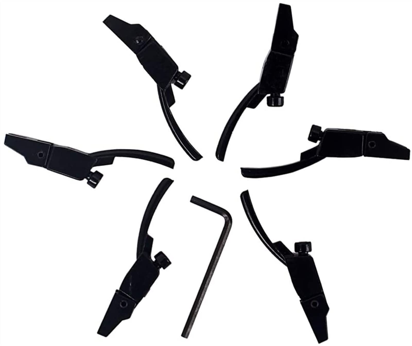 6-Piece Electric Guitar Bridge Saddle Set - Locking Tremolo Bridge String Saddles Replacement Parts for Electric Guitar Tailpiece | Perfect for Guitar Repair, Maintenance & Upgrades
