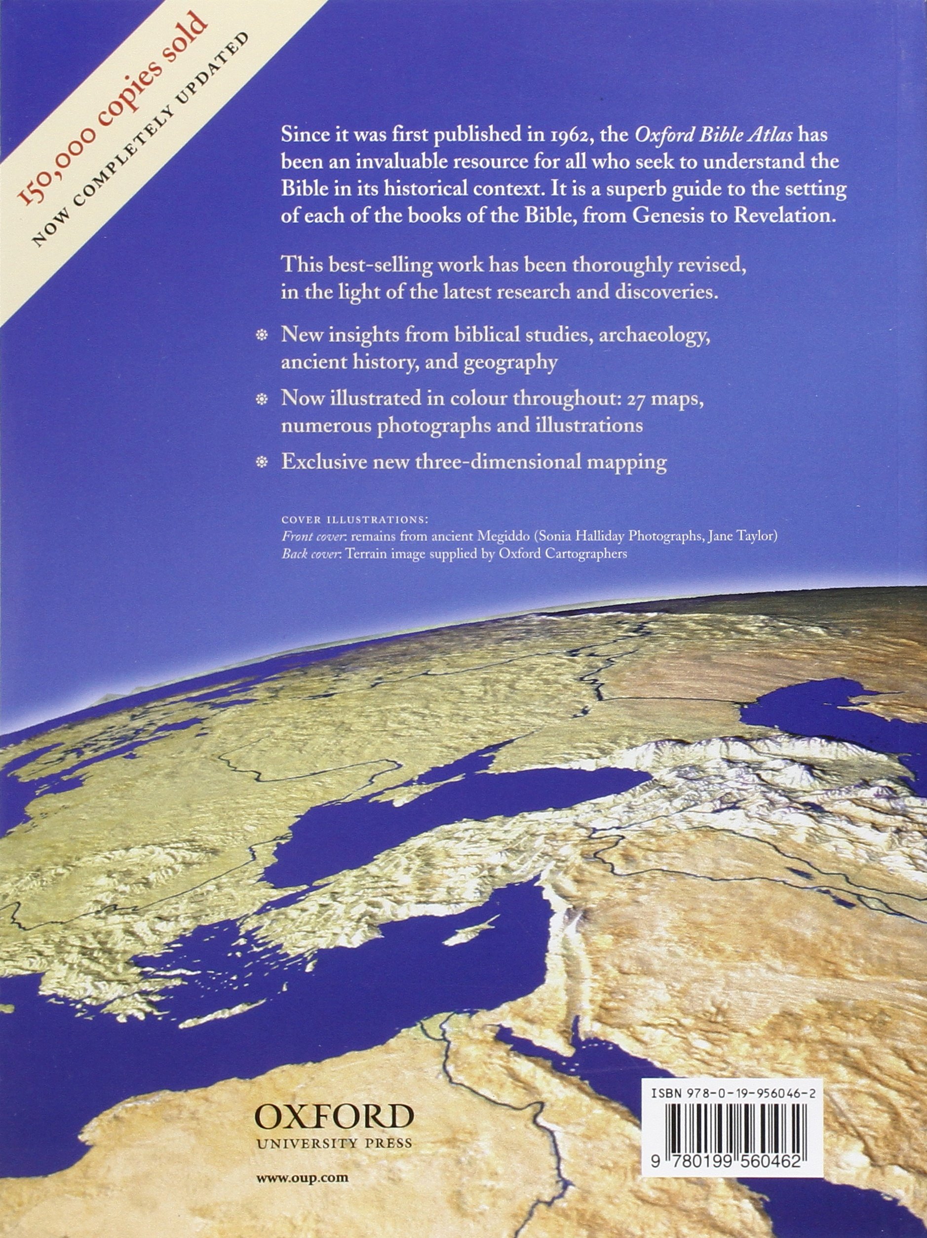 Oxford Bible Atlas - Historical Maps & Biblical Locations for Study, Travel & Research - Perfect for Students, Scholars & Religious Exploration