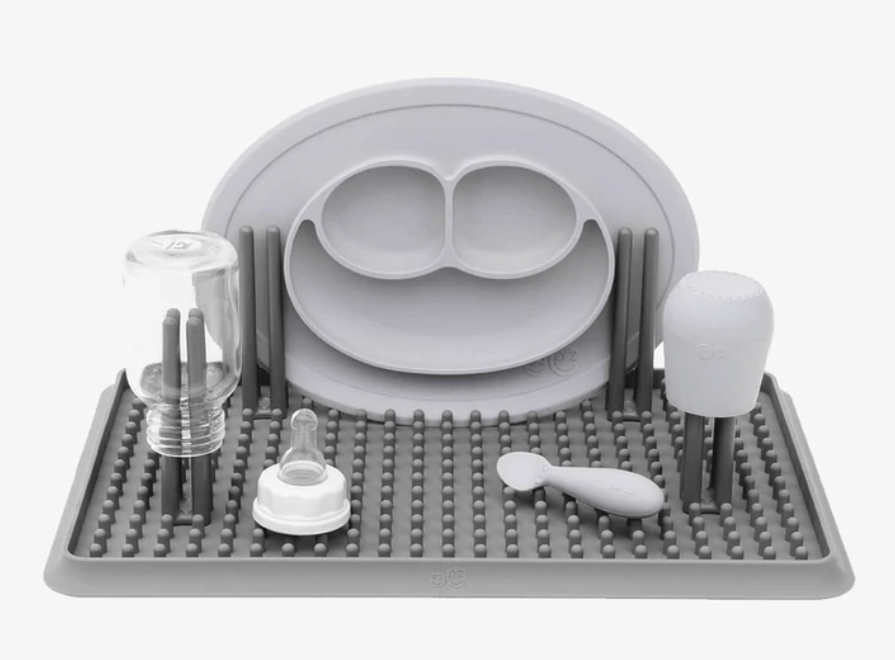 EZPZ Foldable Dish Drying Rack - Space Saving Kitchen Organizer for Plates, Cups & Utensils - Perfect for Small Apartments, RVs & Camping