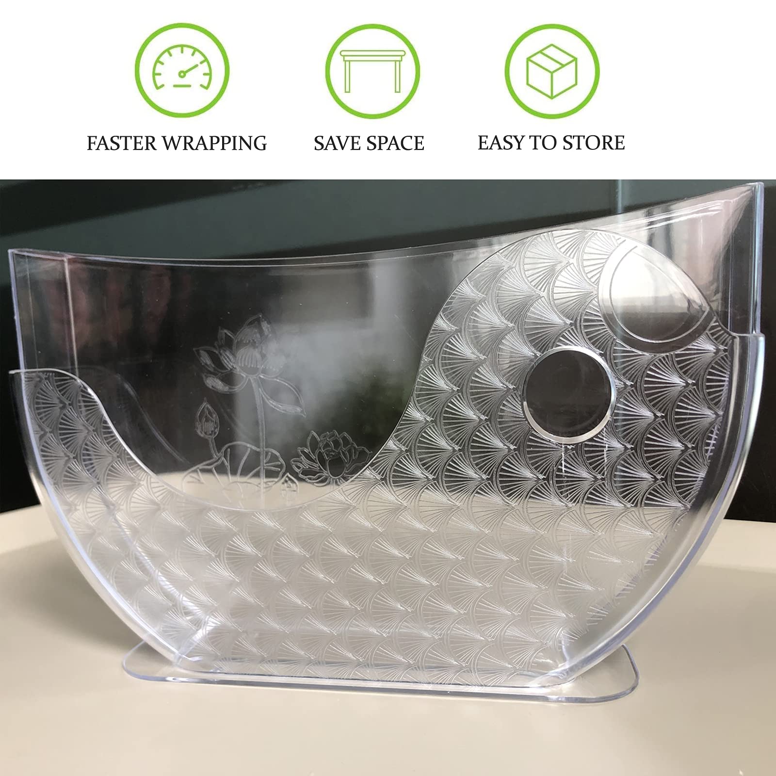 Premium Rice Paper Water Bowl Holder - 10.62