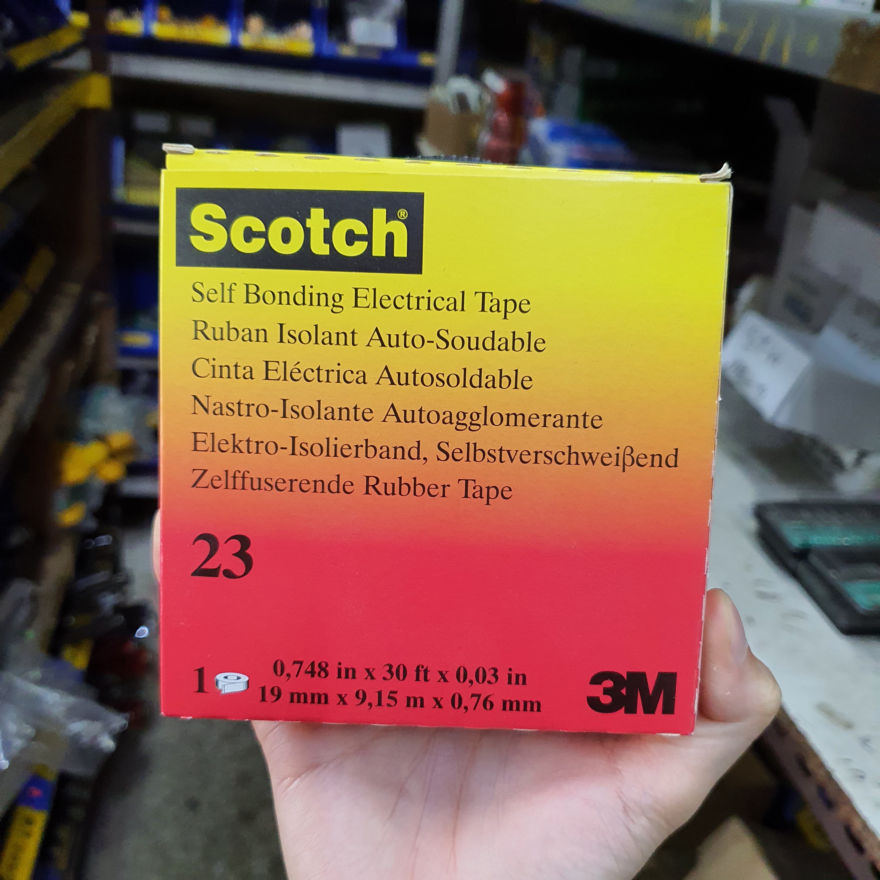 3M Scotch 23 Electrical Splicing Tape 3/4