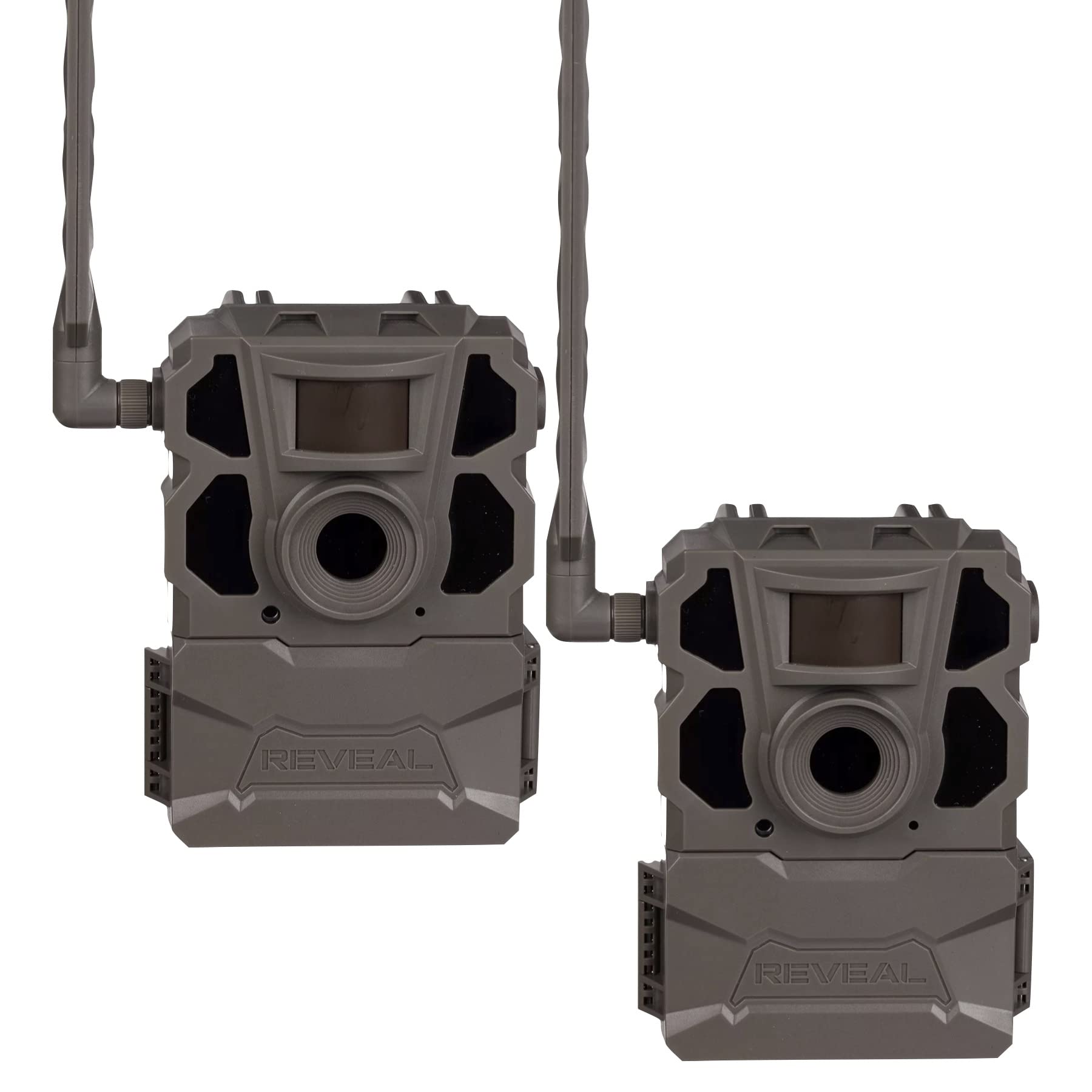 2 Pack TACTACAM Reveal X Gen 2.0 LTE Cellular Trail Camera - AT&T & Verizon Compatible, 1080P HD Video & Photo, Low Glow IR Night Vision for Hunting, Wildlife Monitoring, Home Security & Outdoor Surveillance (TA-TC-XG2) - Perfect for Deer Hunting, Property Monitoring & Nature Observation