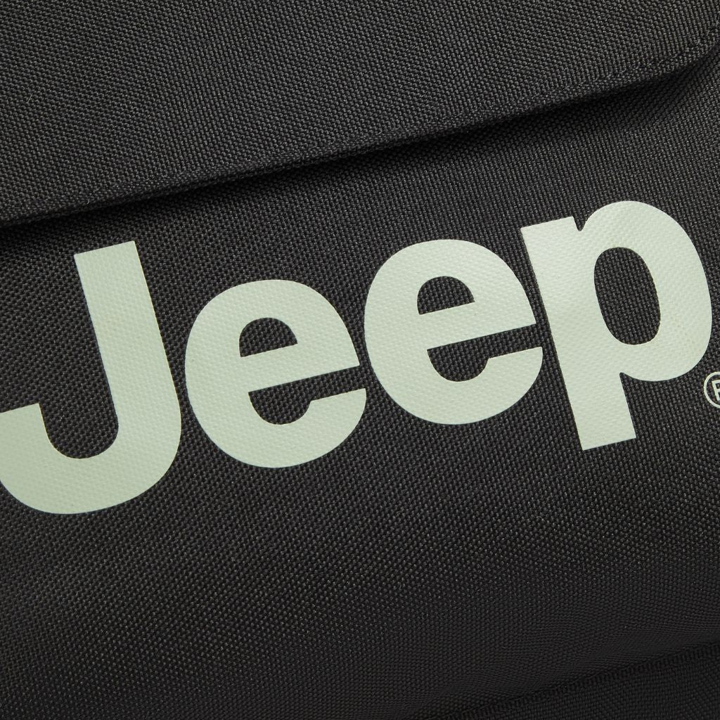 Jeep 15-Inch Tote Laptop Backpack for Men & Women - Durable Water-Resistant Black Work Bag - Perfect for Office, School, Travel & Commuting