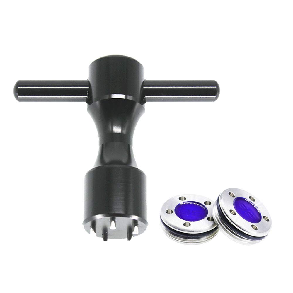 HISTAR 2Pcs Golf Club Weight Kit - Custom Blue Weights & Black Wrench Tool for Titleist Scotty Cameron Putters | Perfect for Swing Balance Adjustment & Putter Customization | Ideal for Golf Training & Professional Putting Practice