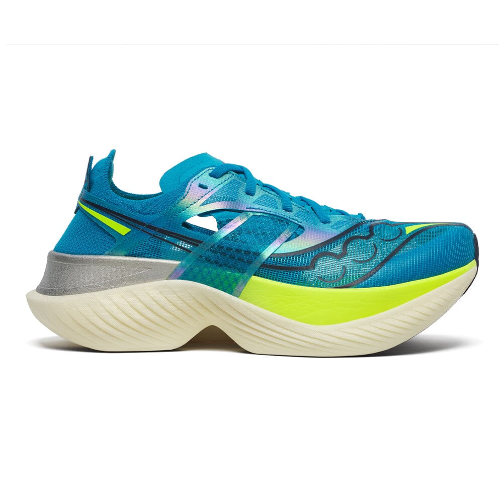 Saucony Men's Endorphin Elite Running Shoes - Lightweight Carbon Fiber Racing Sneakers for Marathon & Road Running | Perfect for Competitive Runners & Speed Training