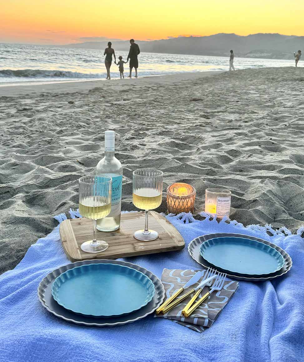 Eco-Friendly Compostable Tableware Set - Biodegradable Plates, Bowls, Utensils for Sustainable Dining | Perfect for Parties, Picnics, Camping & Zero Waste Lifestyle