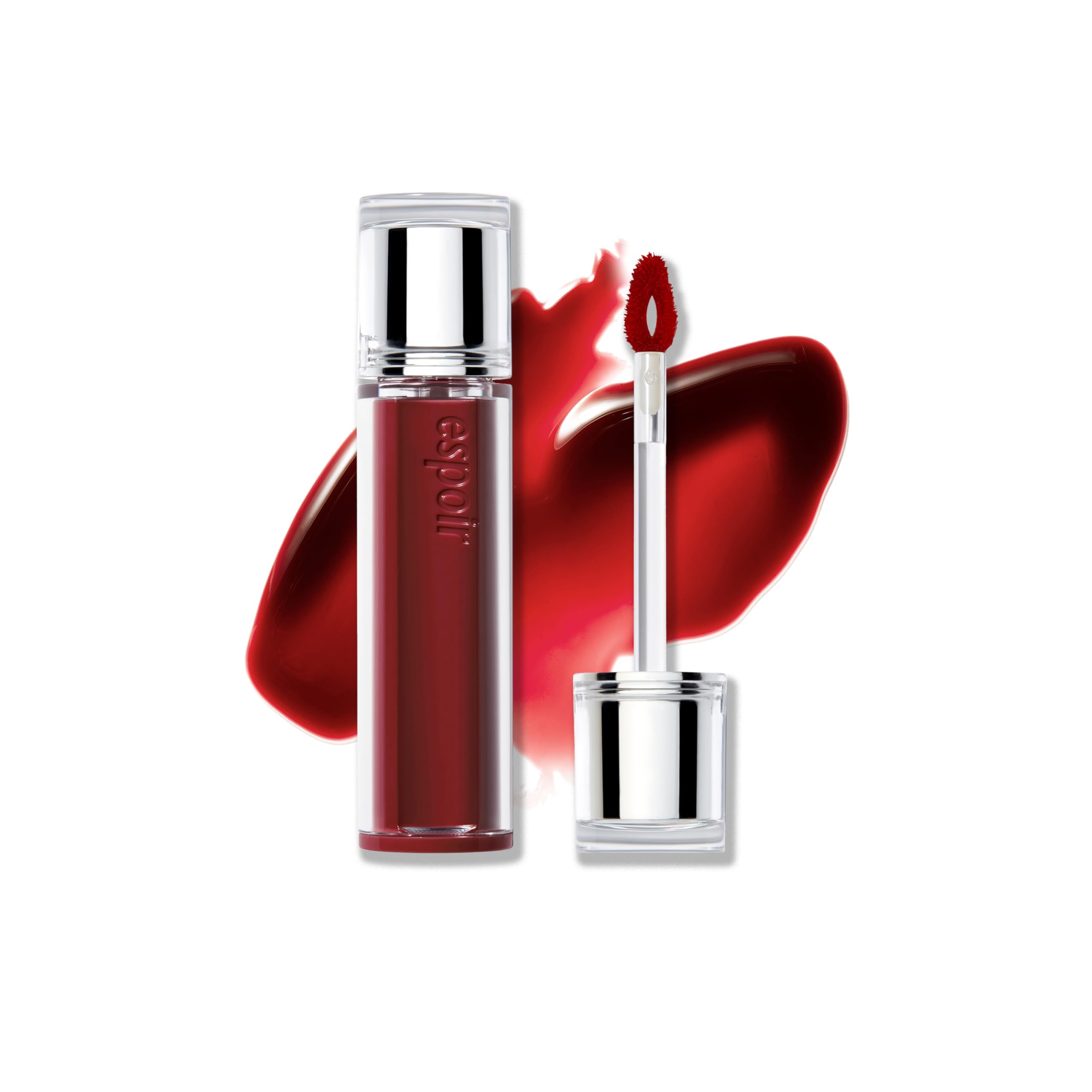 Espoir Couture Lip Tint Glaze #7 Smoked Rose 0.14oz - Long Lasting Volumizing Lip Stain with Hydrating Syrupy Shine | Vibrant Korean Lip Makeup for Radiant Look | Perfect for Daily Wear, Date Night & Special Occasions
