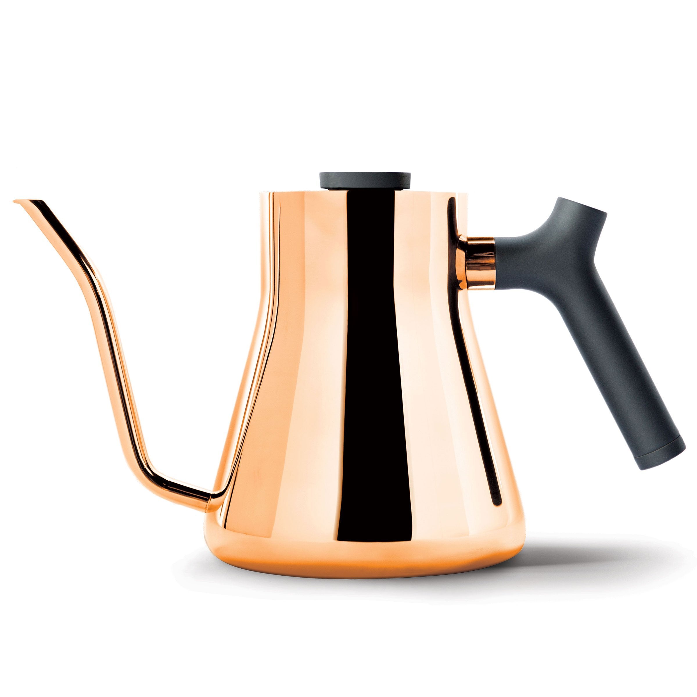 Premium Fellow Stagg EKG Electric Gooseneck Pour Over Kettle - Fast Heating, Precise Pouring for Coffee & Tea Brewing - Perfect for Home Baristas & Specialty Coffee Lovers (Black, 1.2L)
