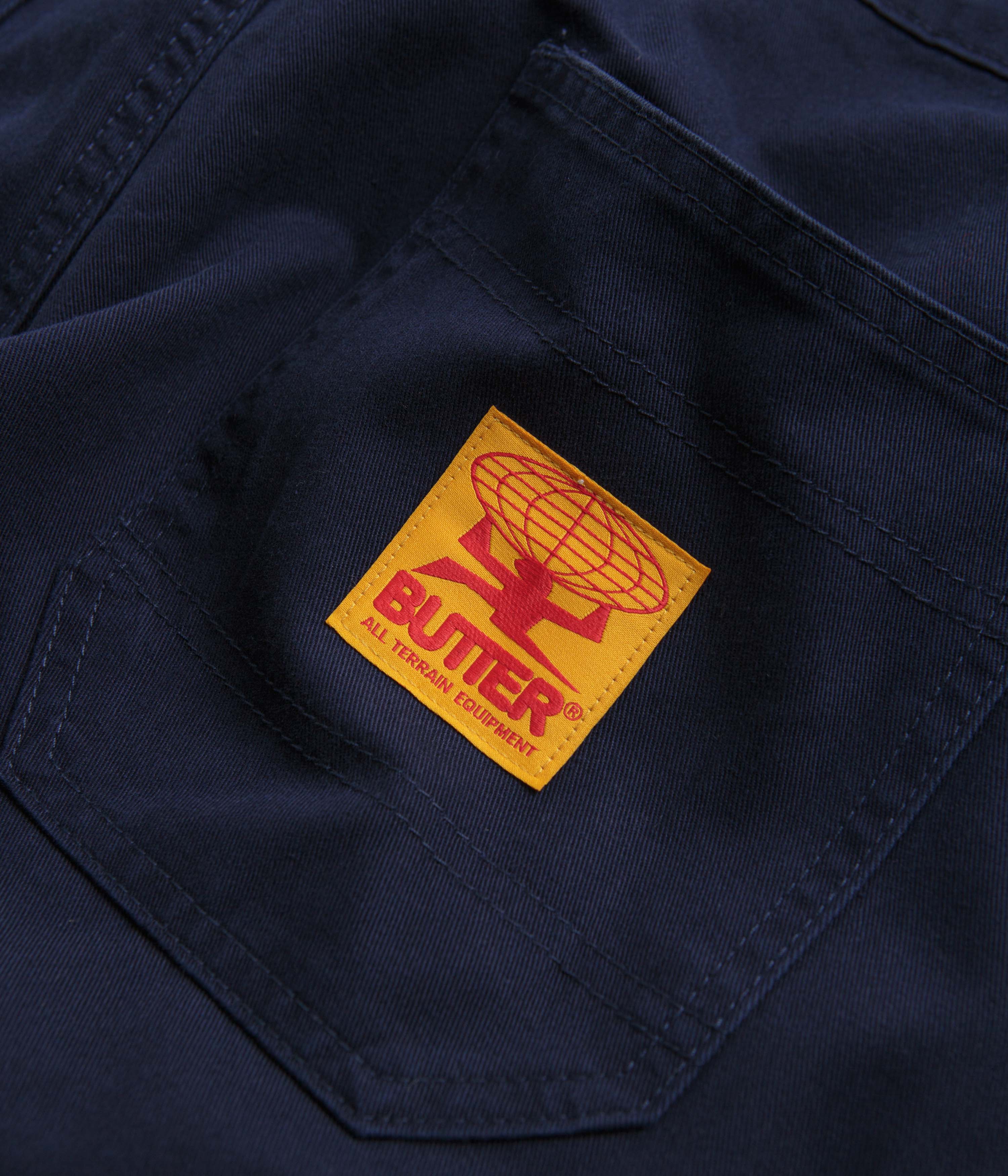Butter Goods Men's Field Cargo Shorts - Navy Blue Outdoor Workwear for Hiking, Camping & Casual Wear