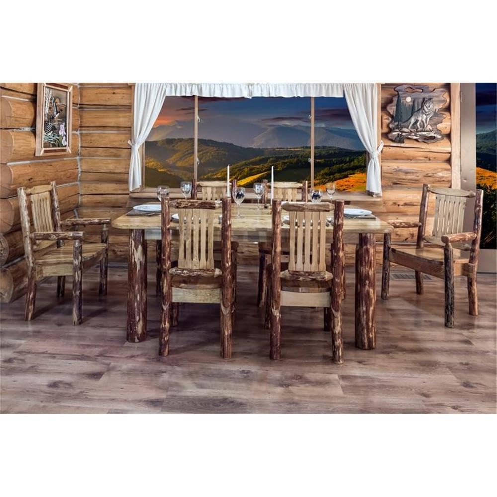 Montana Woodworks Log Furniture - Handcrafted Captain Chair from Glacier Country Collection - Rustic Home Decor for Cabin, Lodge & Outdoor Living