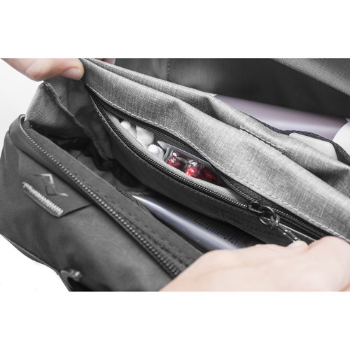 Peak Design Travel Wash Pouch - Waterproof Toiletry Bag for Men & Women, Compact Organizer for Cosmetics & Toiletries (Black) - Perfect for Camping, Gym, Business Trips & Air Travel