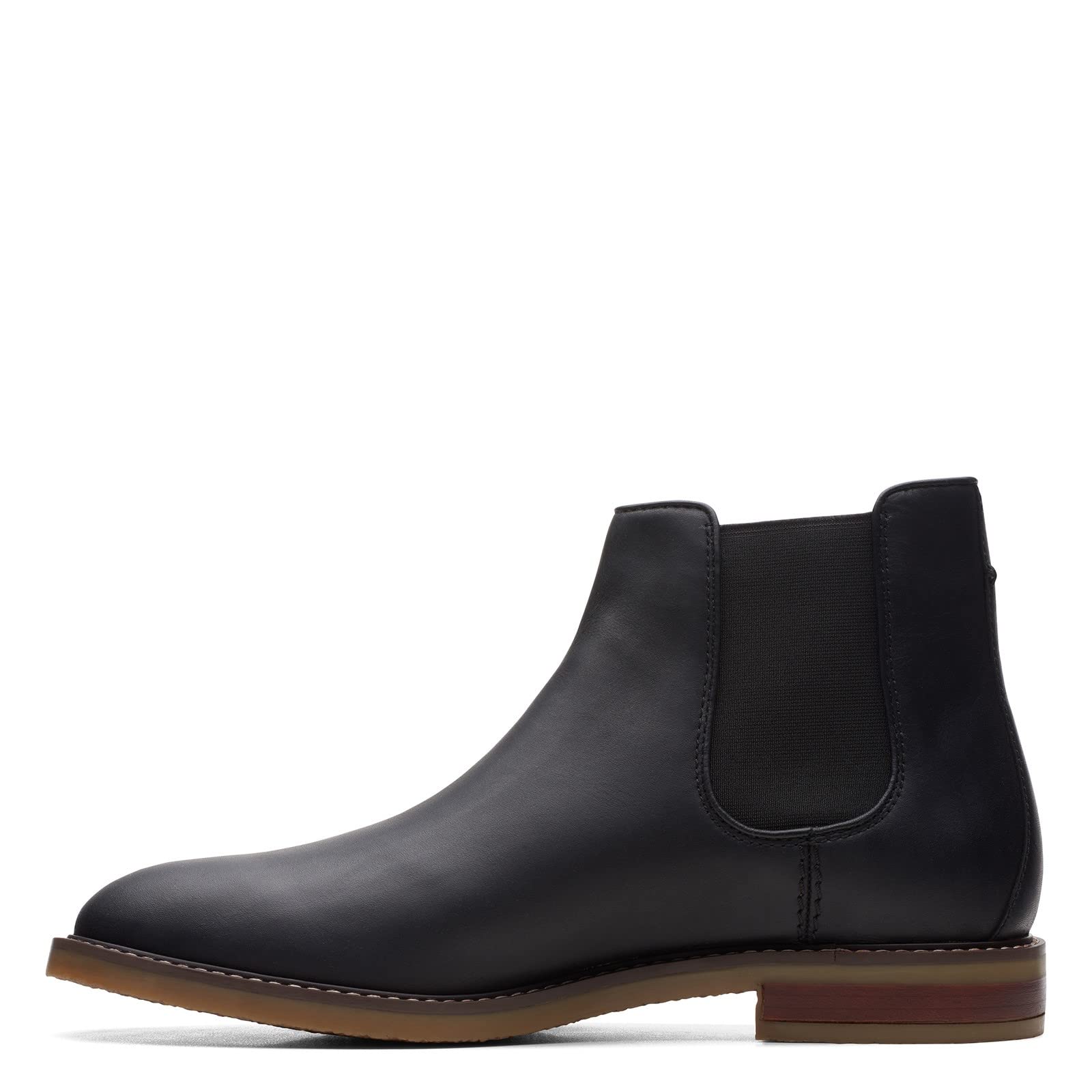 Clarks Men's Jaxen Chelsea Boot - Waterproof Leather Ankle Boots for Men, Slip Resistant Comfortable Work Shoes - Perfect for Office, Casual Wear & Outdoor Activities