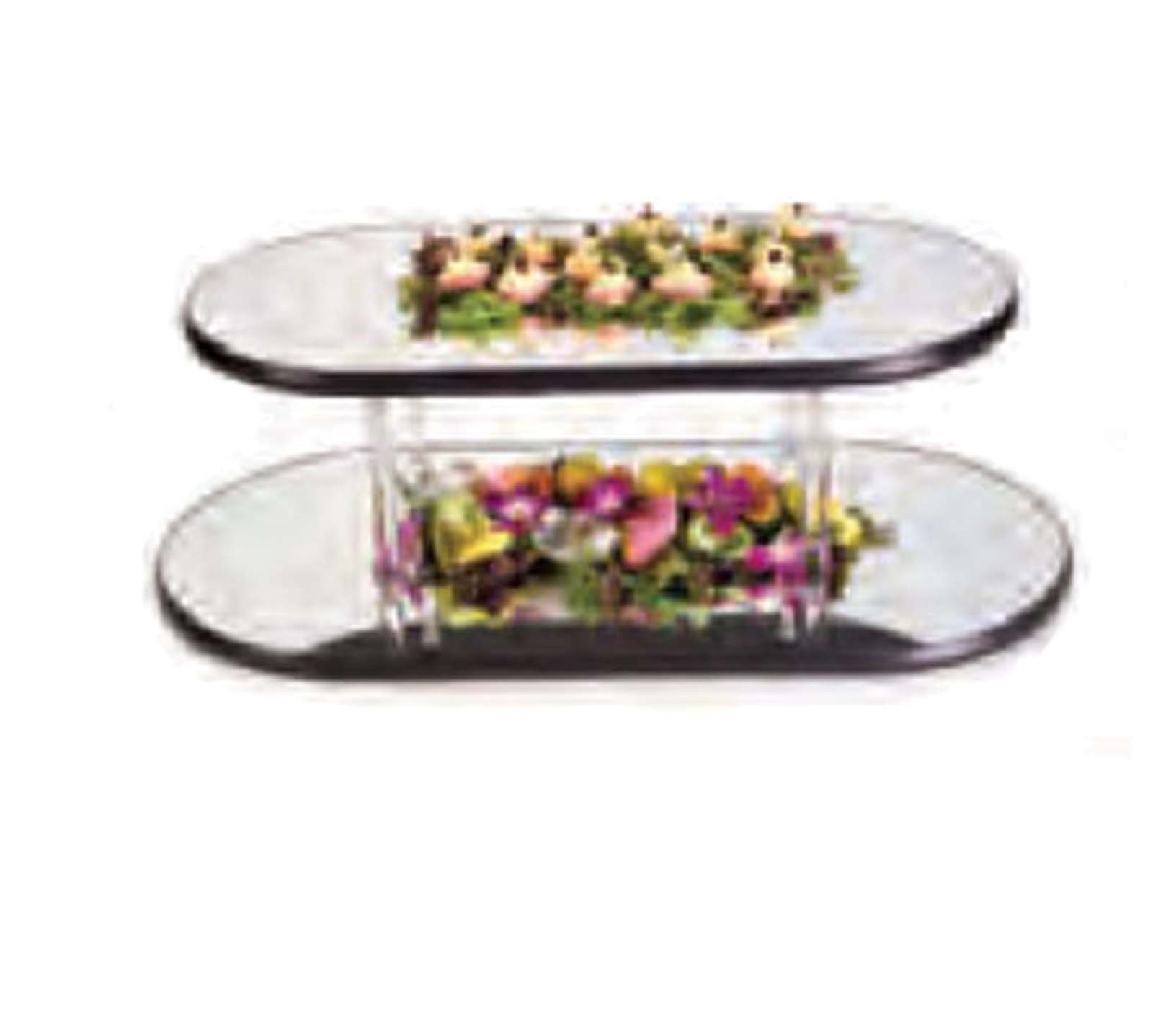 Lakeside 2276 Round Mirror Tray - 22 Inch Diameter Decorative Serving Tray for Bathroom Vanity, Coffee Table, or Jewelry Display