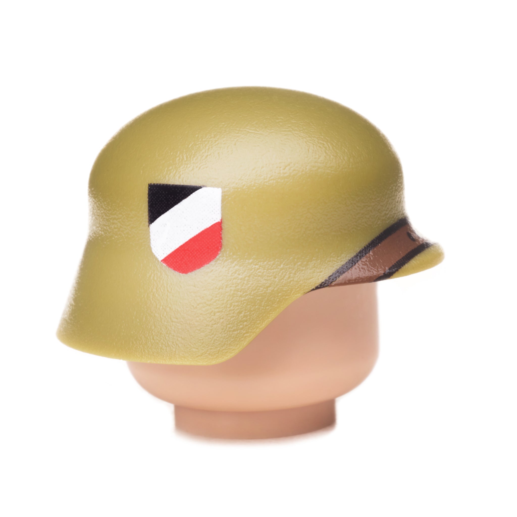 Heer Stahlhelm V2 Military Helmet - Olive Green Tactical Helmet for Airsoft, Paintball & Reenactment - Durable German Army Style Helmet for Outdoor Sports & Collectors