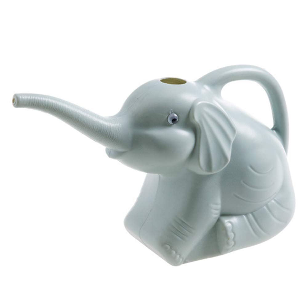 EESLL Elephant Watering Can - Plastic Mini Watering Pot with Long Spout & Googly Eyes for Indoor/Outdoor Plants | Fun & Functional Watering Can for Houseplants, Flowers & Lawn Irrigation | Perfect Gift for Garden Lovers