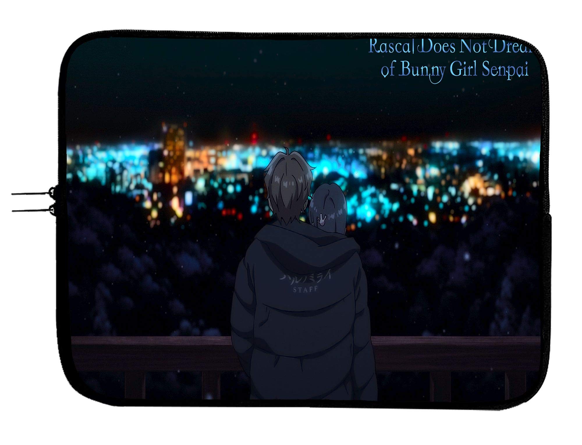 Anime Laptop Sleeve Bag 11-11.6 Inch - Rascal Does Not Dream of Bunny Girl Senpai Themed Protective Case for Notebooks & Tablets - Perfect for School, Work & Travel
