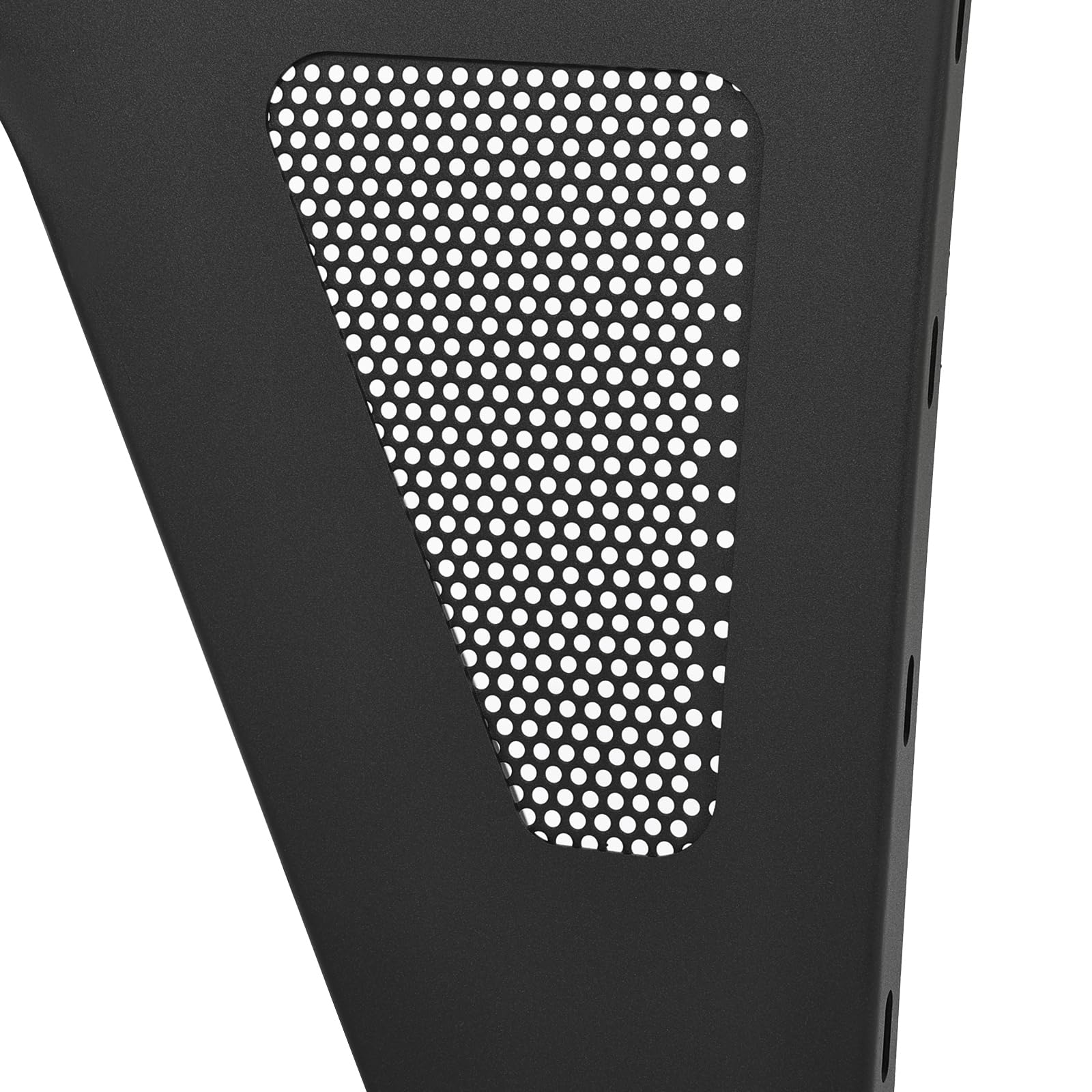 KUAFU 2-Piece Black Steel Front Fender with LED Lights for 1997-2006 Jeep Wrangler TJ - Wheel Cover Guards for Driver & Passenger Side | Off-Road Protection & Style Upgrade
