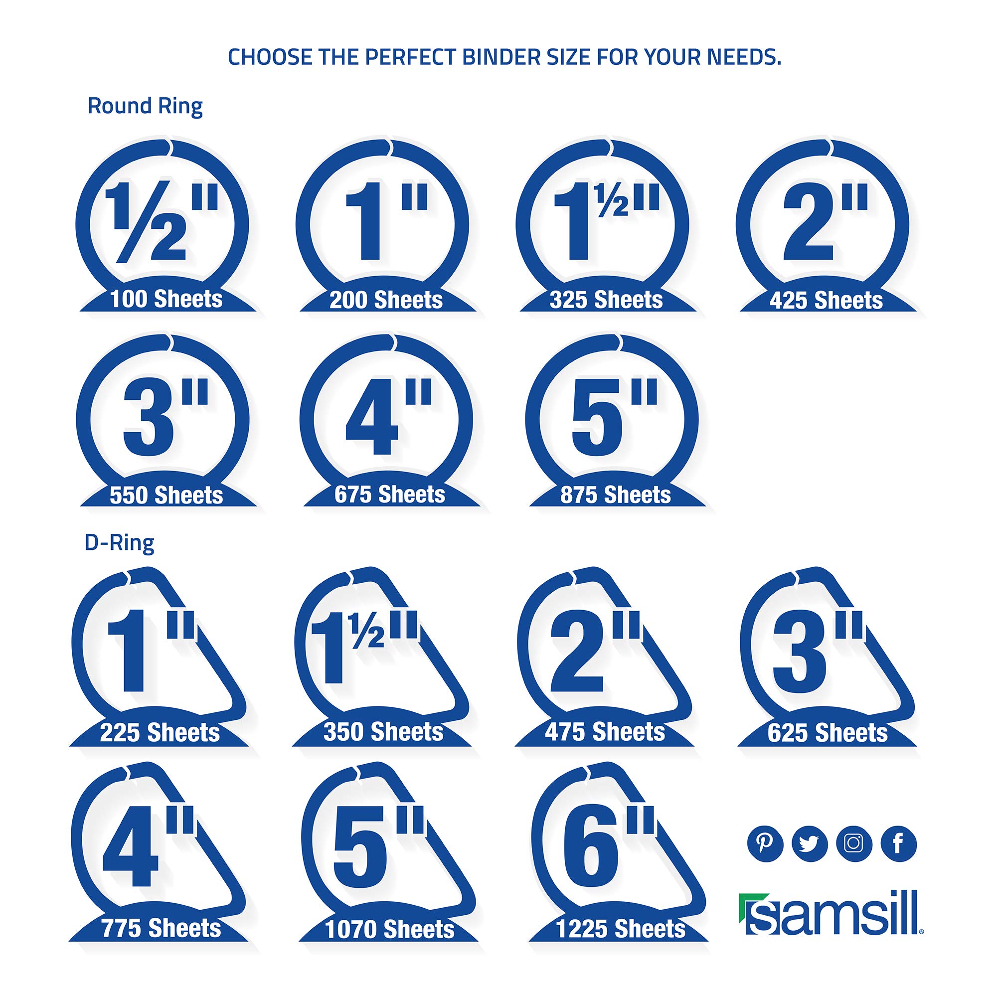 Samsill 3-Ring Binder 6
