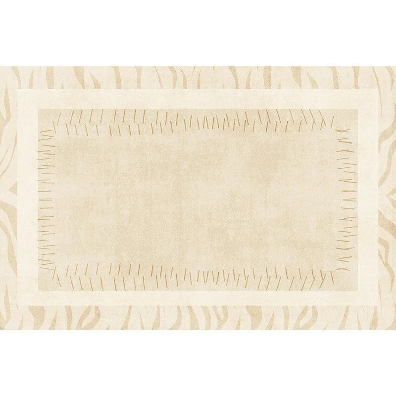 Brynlee Velvet Modern Geometric Area Rug for Living Room - Soft & Stylish Home Decor for Cozy Spaces