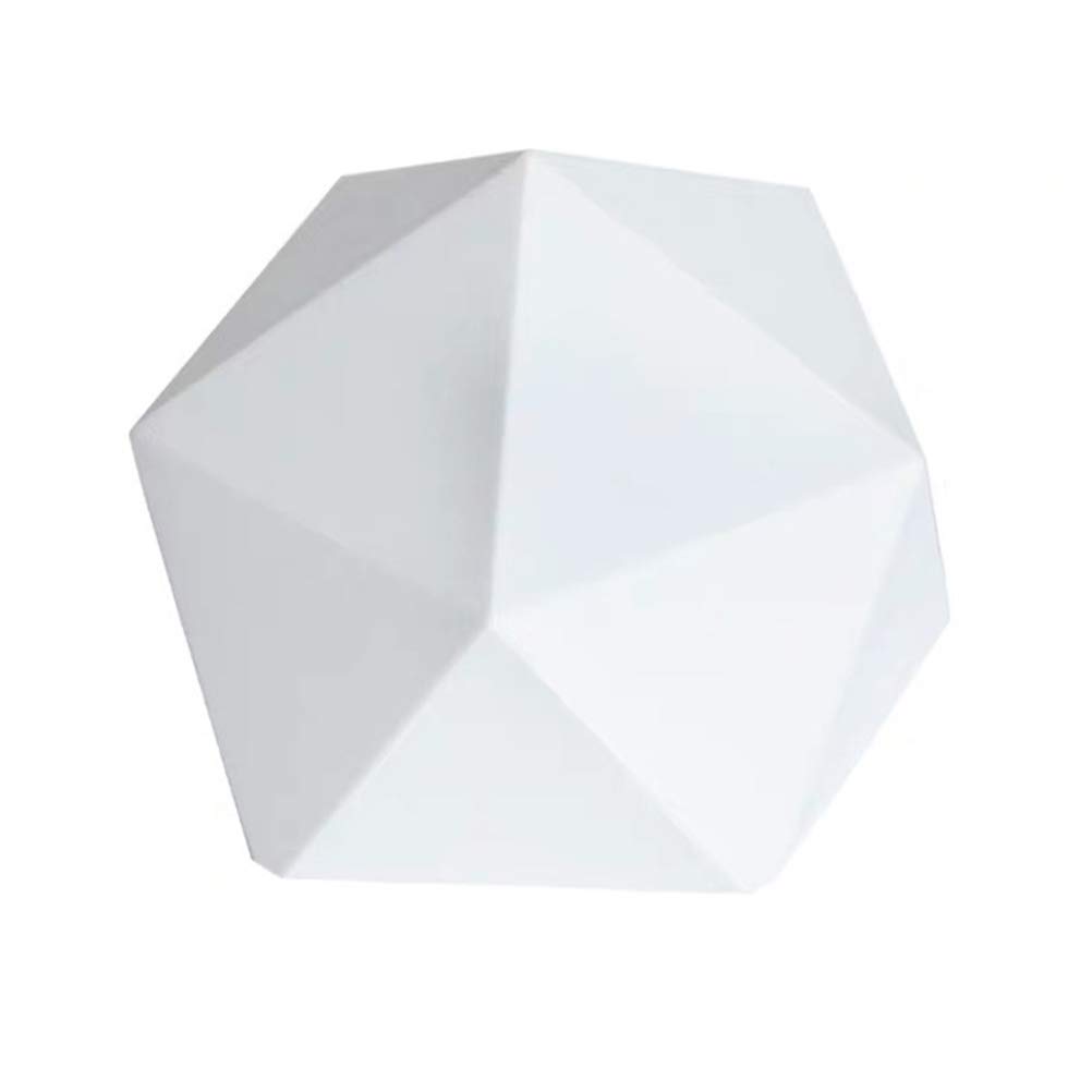 ABOOFAN Jewelry Display Stand - Antique Polyhedral Earring Organizer with Finger Ring Rack, White Plaster Wedding Decor Storage for Necklaces & Bracelets | Perfect for Boutique Showcase, Bridal Accessory Display & Home Vanity Organization