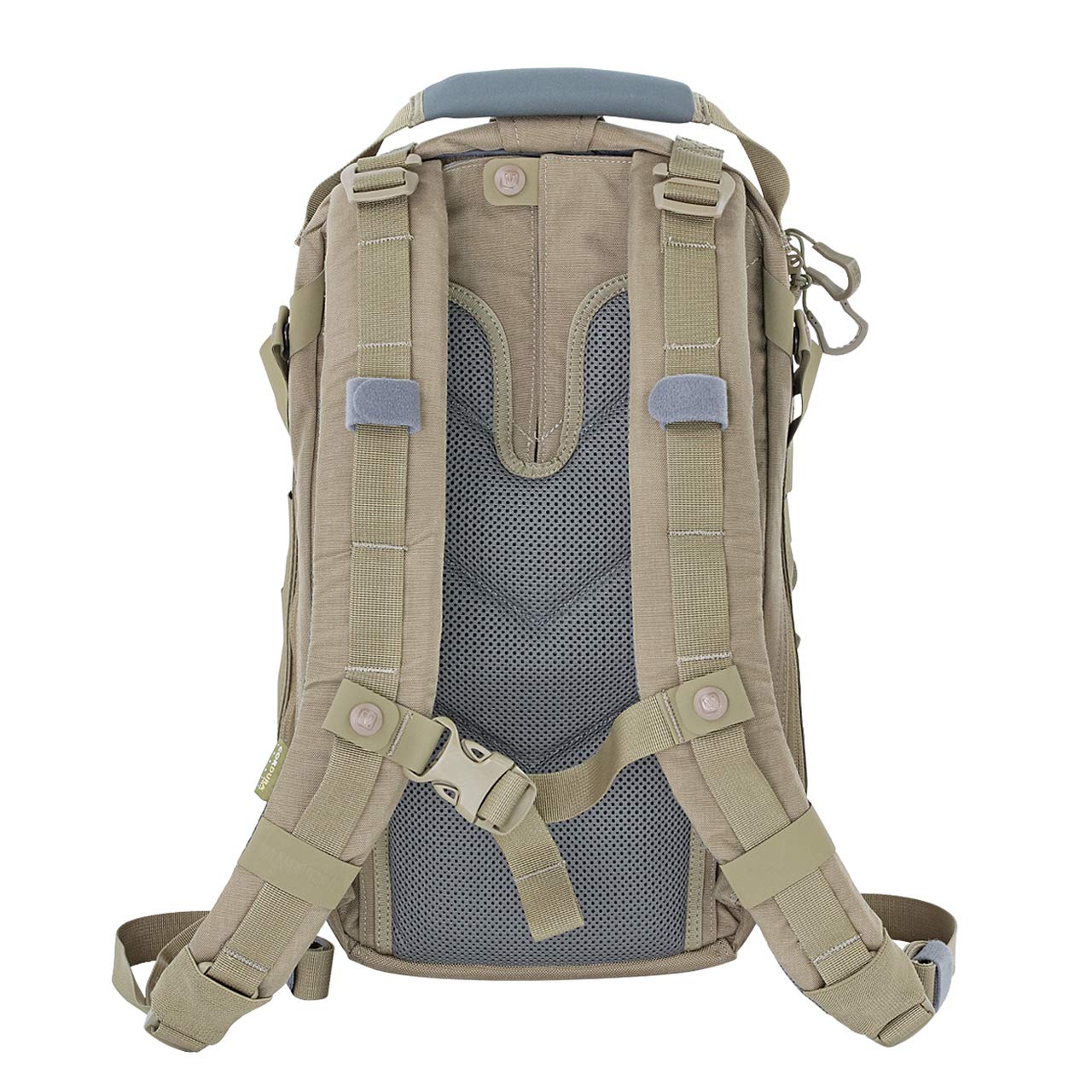 VANQUEST KATARA-16 Tactical Backpack for Outdoor Adventures - Durable Black Military Backpack for Hiking, Camping & Travel - Water Resistant Daypack with Multiple Pockets