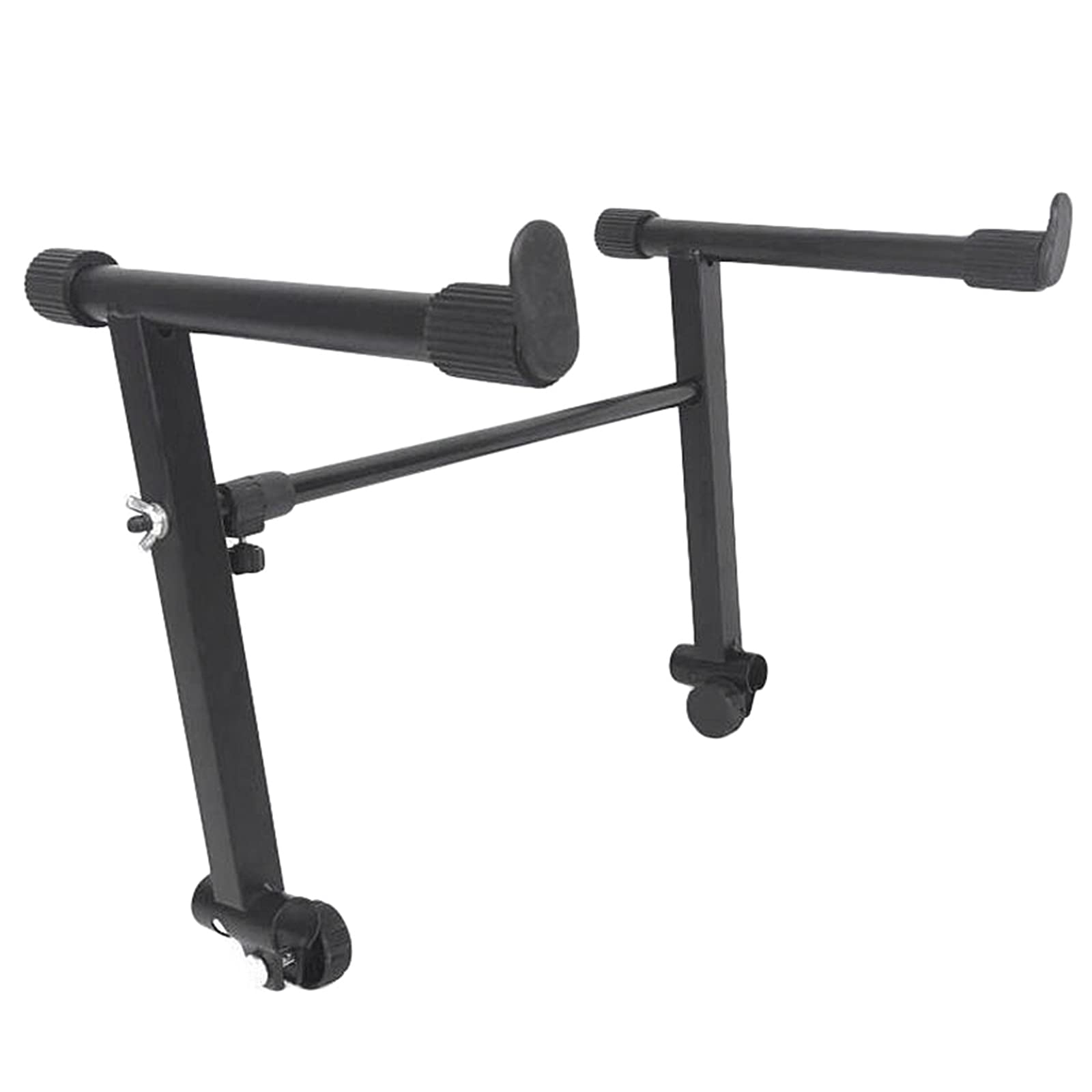 Adjustable X Frame Piano Keyboard Stand - Single Braced Electric Height Keyboard Holder for Digital Pianos | Perfect for Home Studios, Live Performances & Music Classrooms