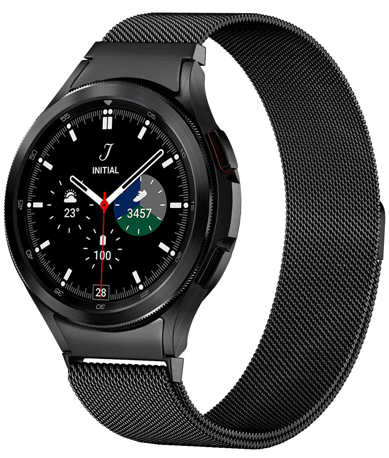 Premium No Gap Metal Bands for Samsung Galaxy Watch 5/5 Pro & Watch 4/4 Classic - 40mm 42mm 44mm 45mm 46mm - Durable Stainless Steel Replacement Strap for Men & Women - Perfect for Workouts, Office & Formal Occasions