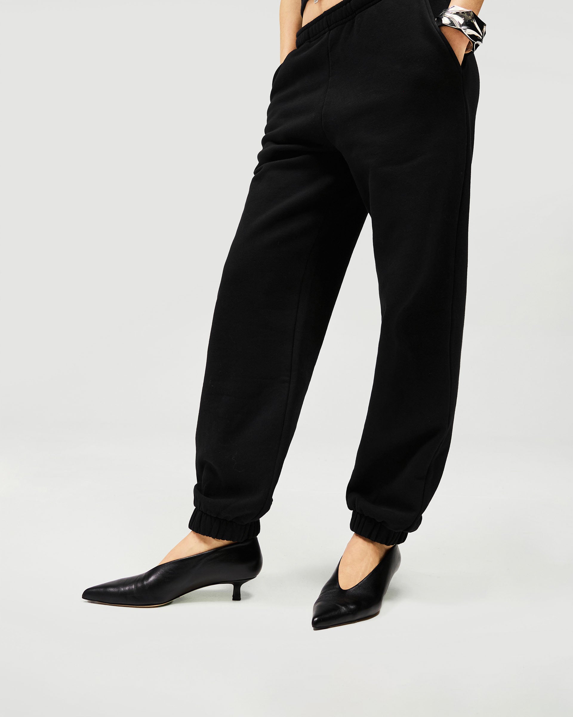 Owners Club Track Pants for Men - Jet Black Athletic Joggers with Comfort Fit & Elastic Waistband | Perfect for Running, Gym Workouts & Casual Wear