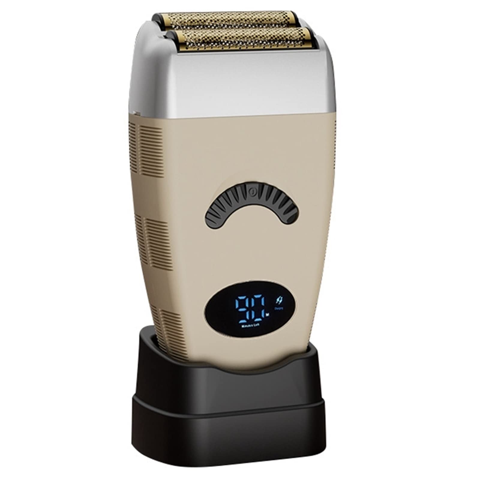 Premium Rechargeable Electric Shaver for Men - Wet/Dry Beard Trimmer & Foil Shaver for Bald Head & Facial Hair - Perfect for Travel, Gym & Daily Grooming Routine