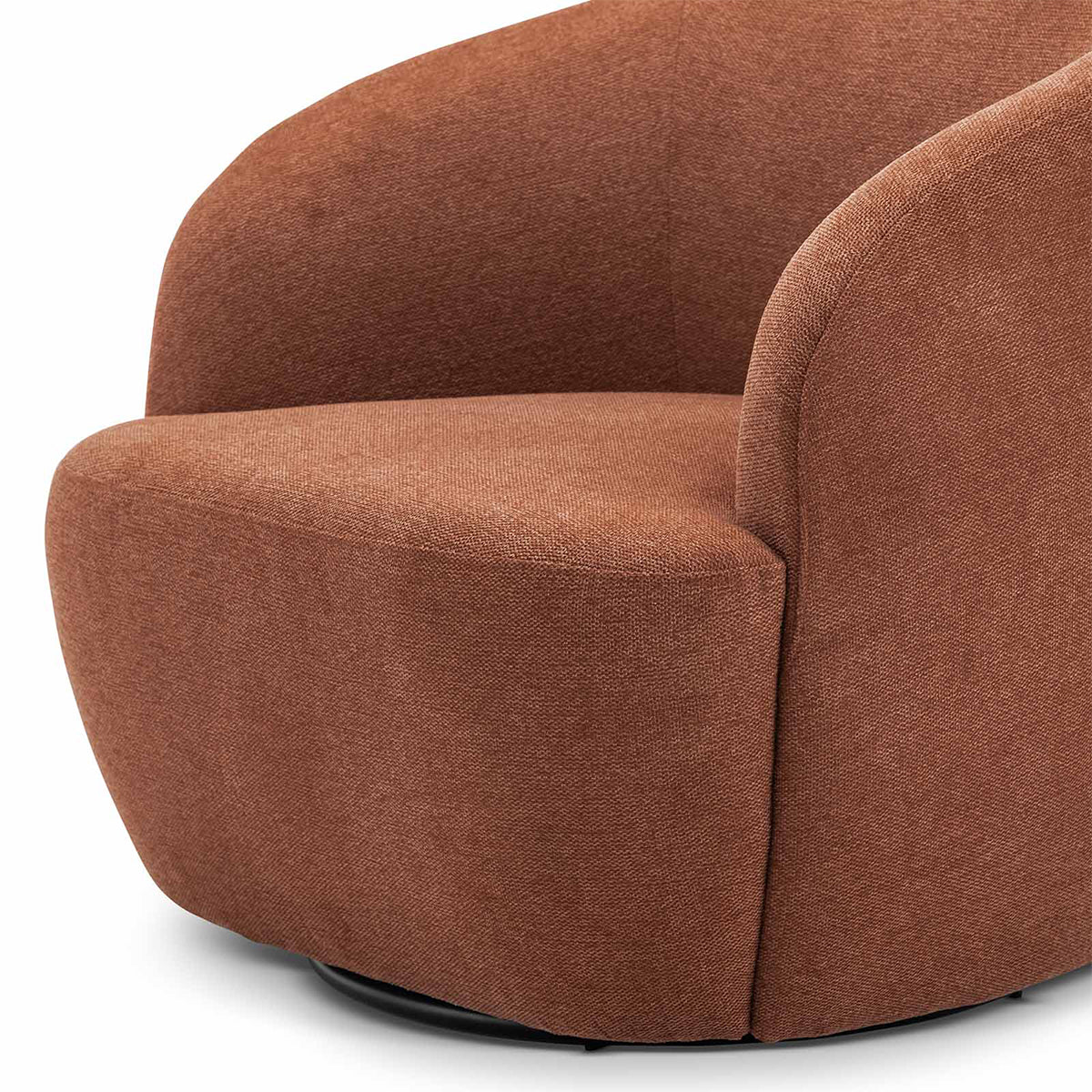 Elise Fabric Swivel Armchair - Modern Upholstered Accent Chair with 360° Rotation for Living Room, Bedroom, or Office - Comfortable Lounge Seating for Relaxing and Reading
