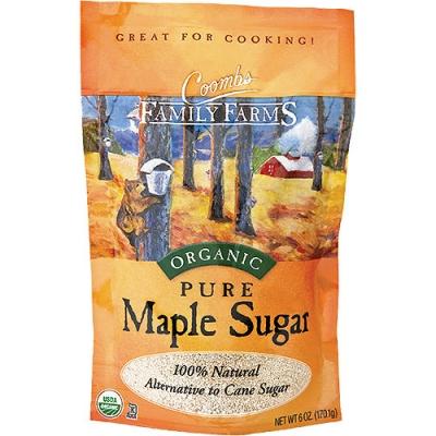 Organic Maple Sugar by Coombs Family Farms | Pure, Natural Sweetener for Baking, Coffee & Healthy Recipes | USDA Certified, Non-GMO, Vegan-Friendly