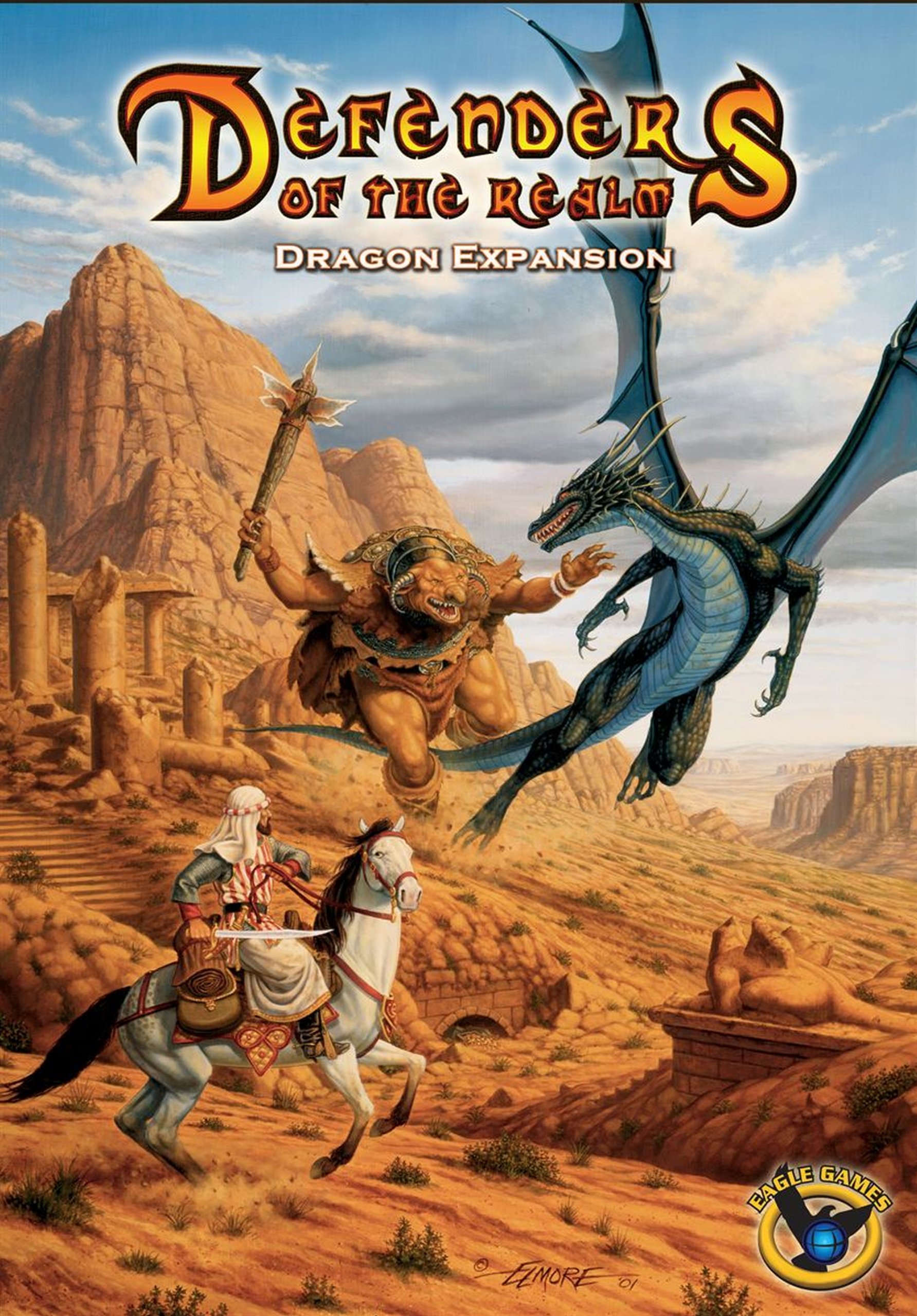 Defenders of The Realm: Dragon Expansion Board Game - Epic Fantasy Adventure for 2-4 Players - Perfect for Game Nights & Strategy Enthusiasts