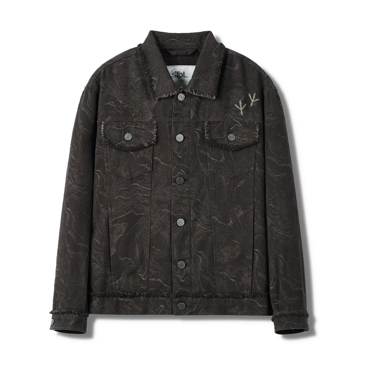 Captain Denim Jacket for Men - Vintage Brown Distressed Denim Jacket - Casual Outerwear for Everyday Wear, Street Style & Fall Fashion