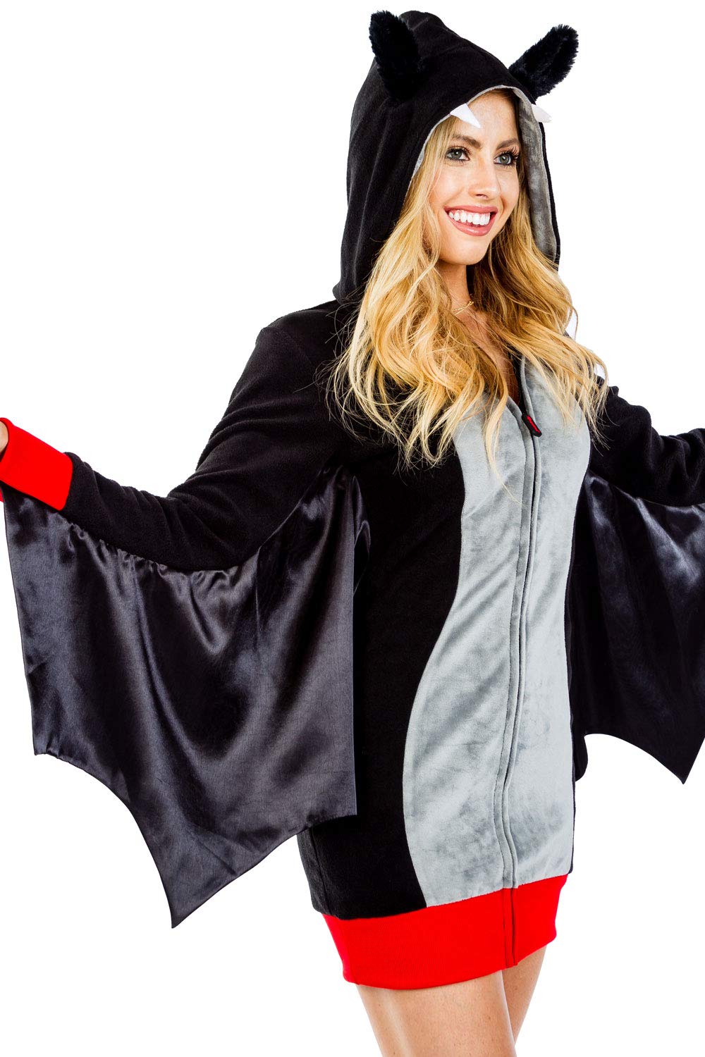 Wildly Cute Women's Halloween Costume Dress - Fun Animal Print Zip Up Outfit for Parties & Cosplay | Tipsy Elves