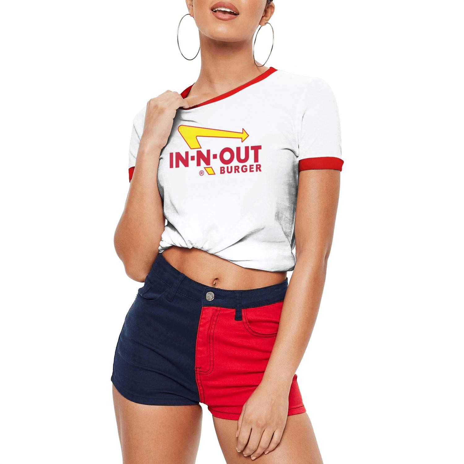 Women's Short Sleeve Crew Neck T-Shirts - Soft Skin-Friendly Custom Tees for Casual Wear & Everyday Outfits