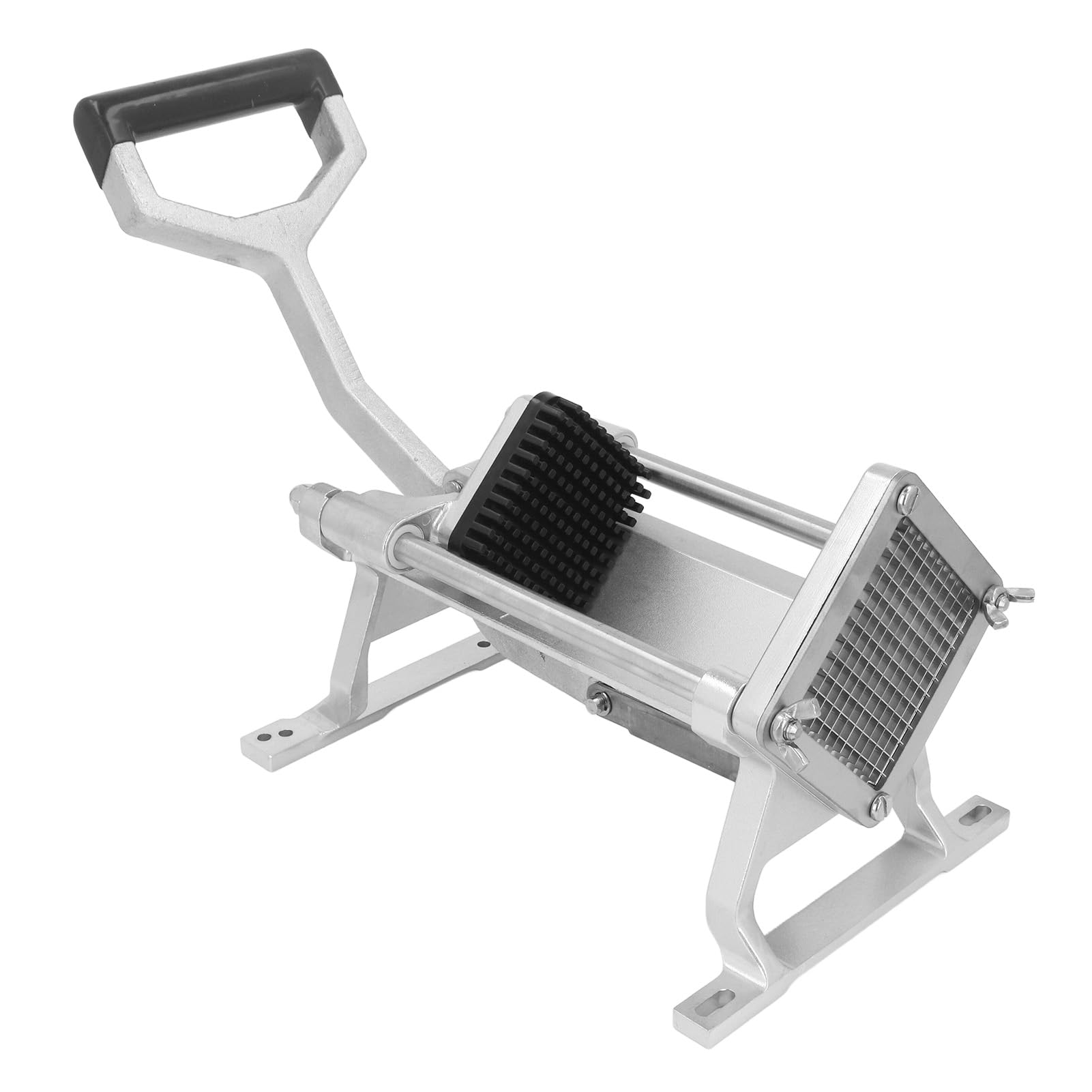 **Stainless Steel French Fry Cutter – Professional Potato Slicer with 2 Blades for Perfect Fries, Carrots & Cucumbers | Commercial-Grade Vegetable Chopper for Onions, Yams & More | Ideal for Restaurants, Food Trucks & Home Kitchens**