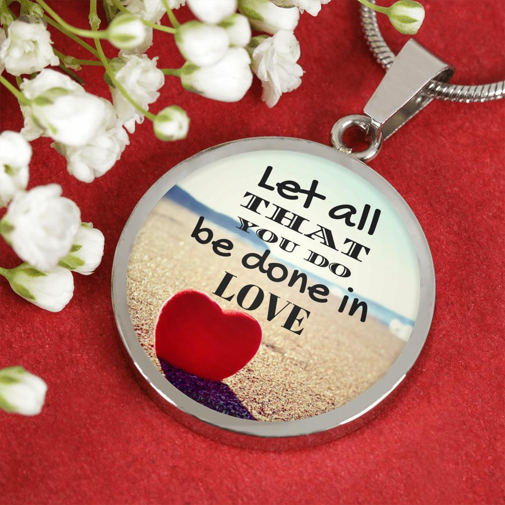 1 Corinthians 16:14 Bible Verse Wall Art - Inspirational Scripture Decor for Christian Home, Office & Church (KJV)