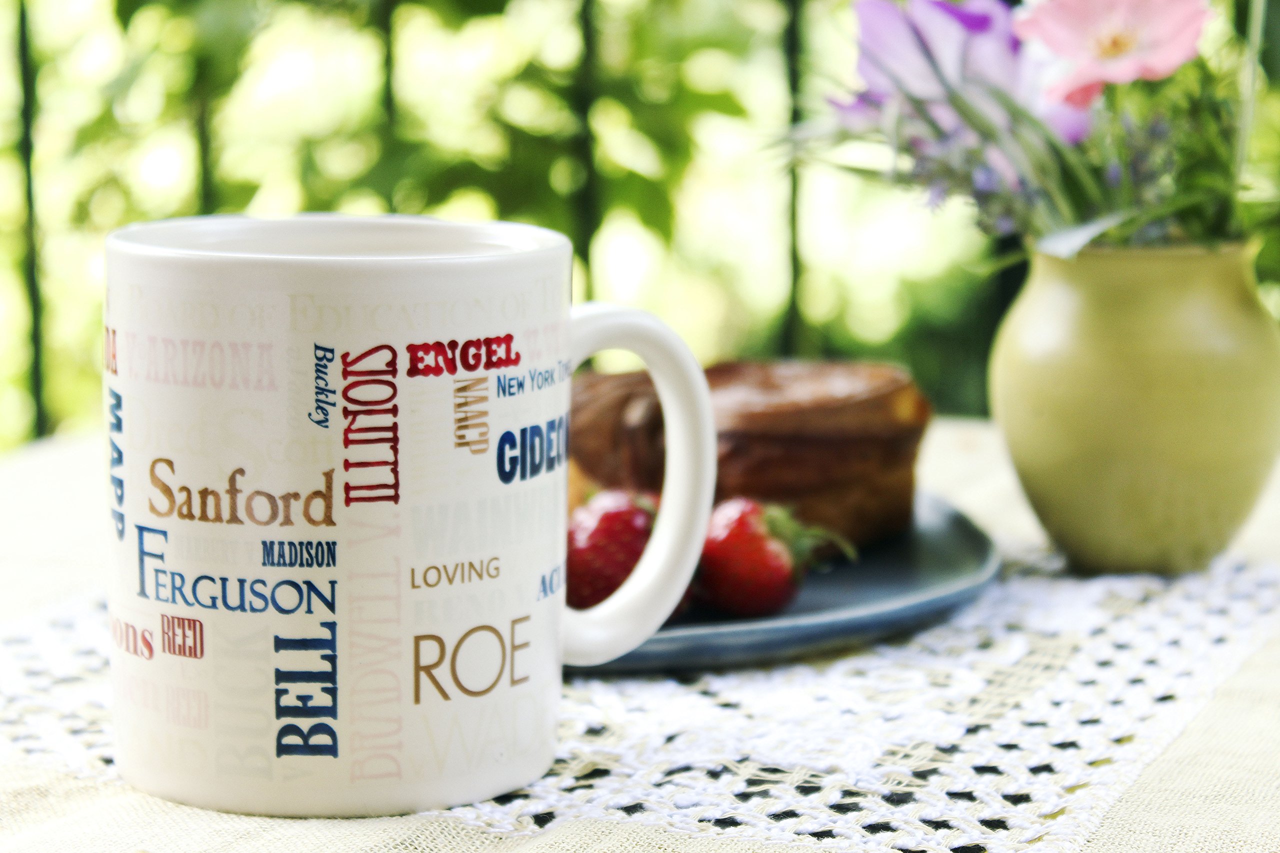 Heat Changing Supreme Court Mug - Reveals Famous Case Winners with Hot Coffee or Tea - Perfect Gift for Lawyers & History Buffs - Great for Office, Home, or Courtroom Enthusiasts