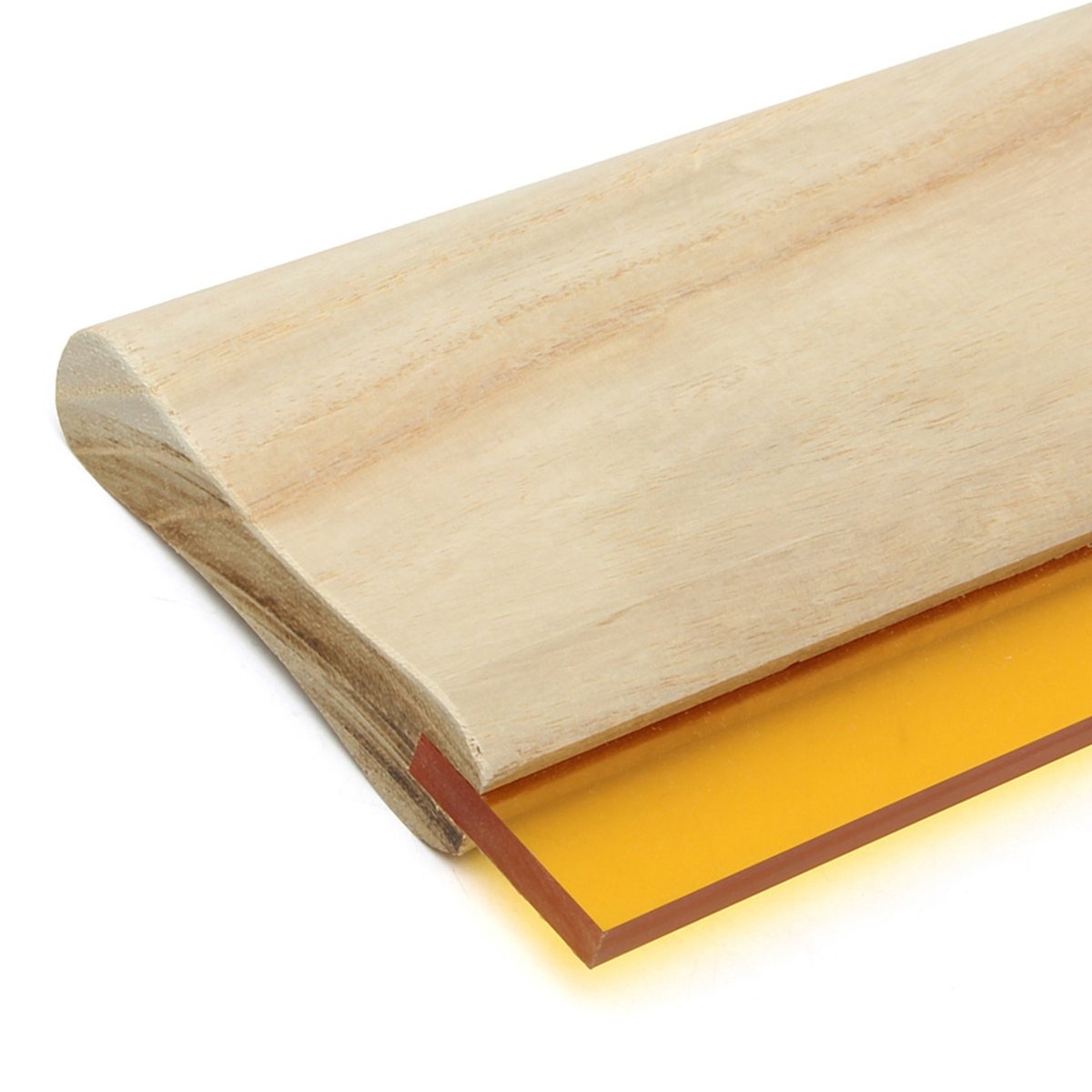 Tlilyy 8-Inch Screen Printing Squeegee - 70 Duro Hardness Ink Scraper Tool for DIY T-Shirt Printing & Fabric Art Projects
