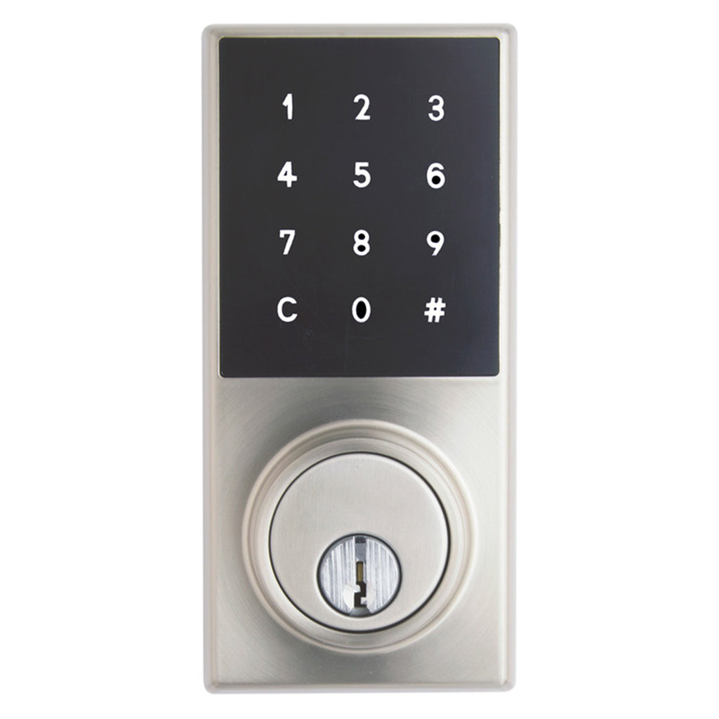 Smart Digital Deadbolt Lock - Keyless Entry with Touchscreen & Backup Key - Secure Your Home or Office Doors