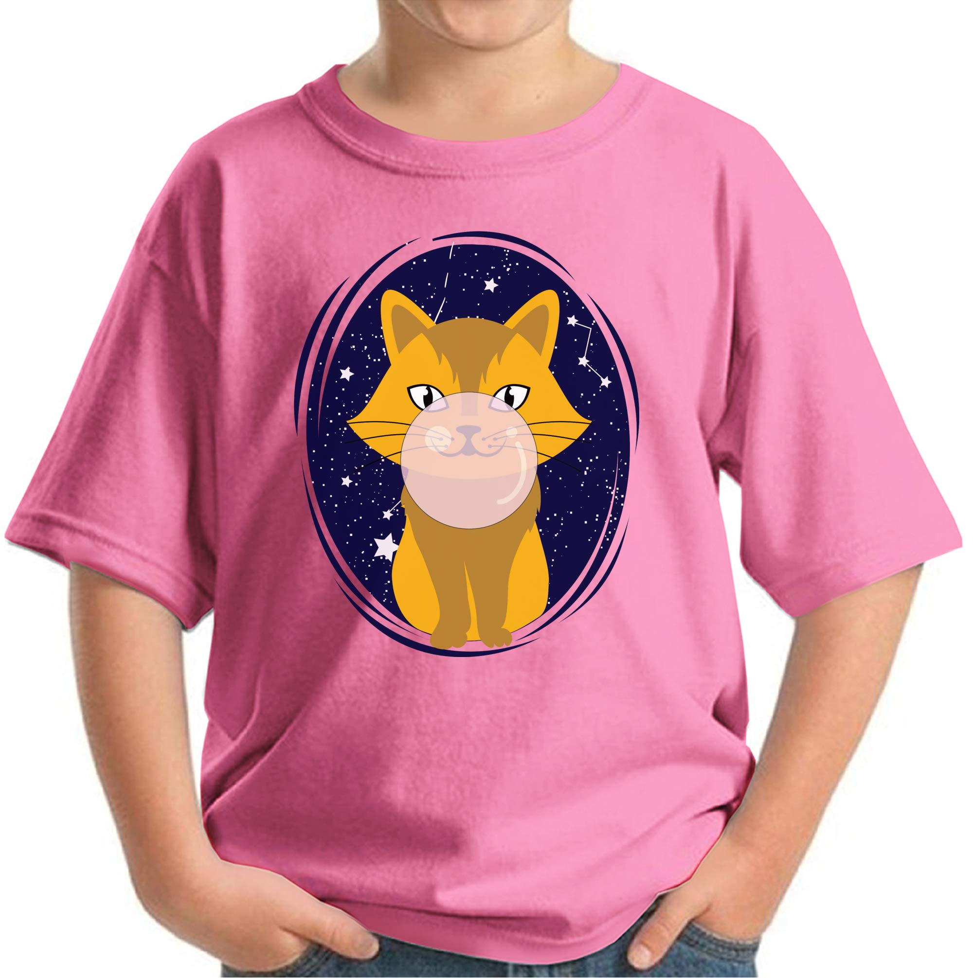 Stylish Cat T-Shirts for Kids & Youth - Cute Cat Graphic Tees - Perfect Birthday Gifts for Cat Lovers - School, Playdates & Family Outings
