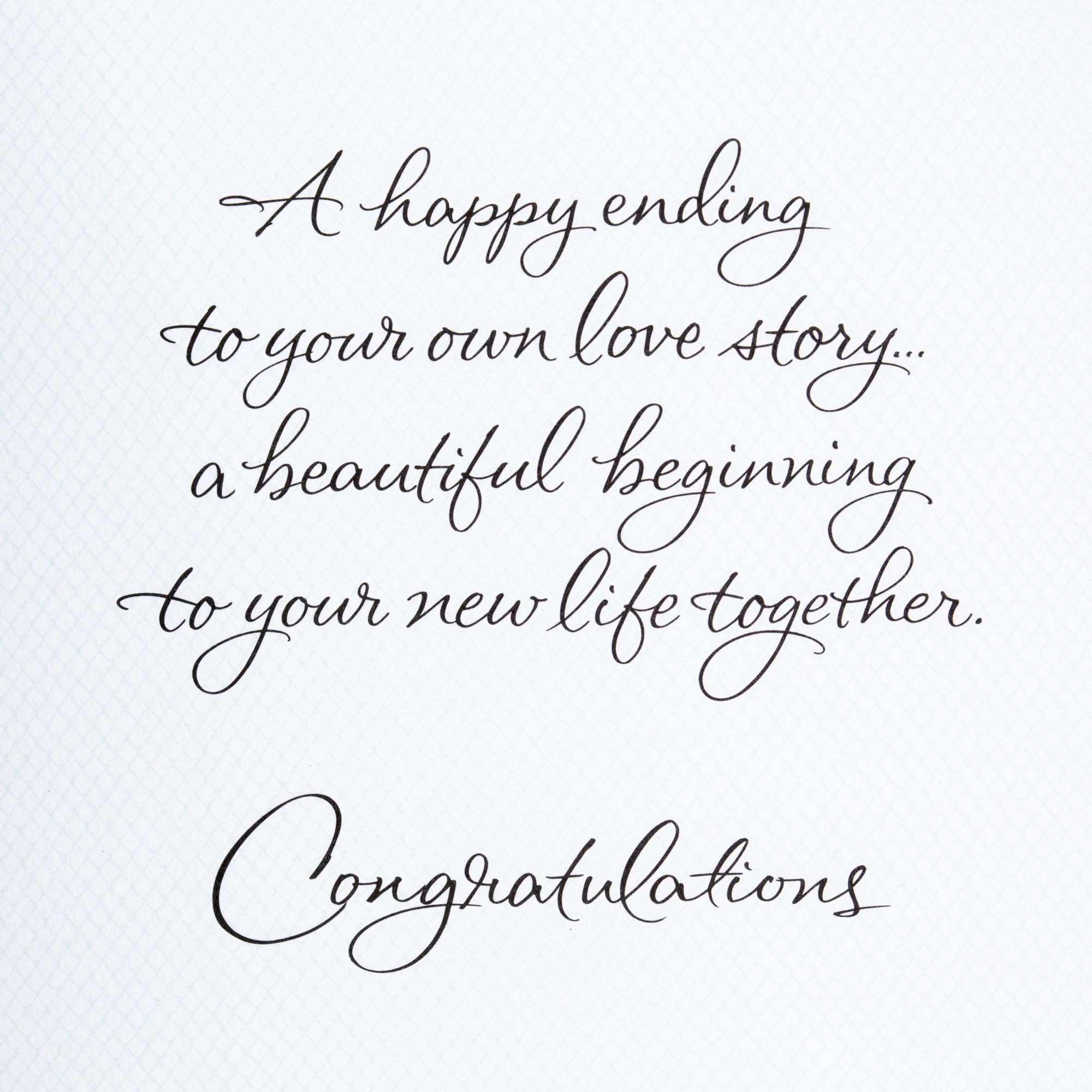 Hallmark Bride & Groom Wedding Card - Perfect for Anniversary Gifts