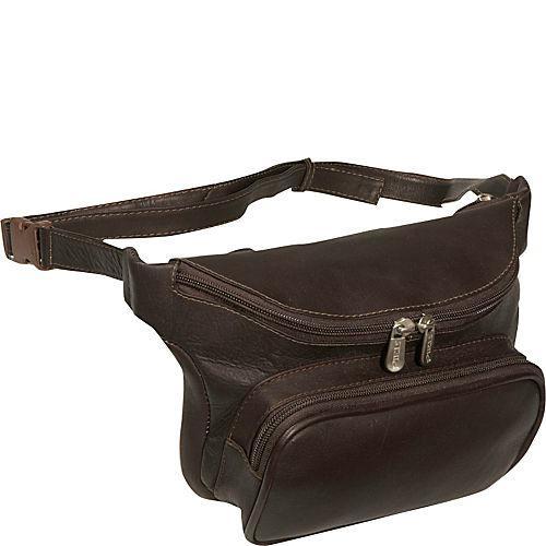 Premium Genuine Leather Large Classic Waist Bag for Men & Women - Perfect for Travel, Hiking, and Everyday Use
