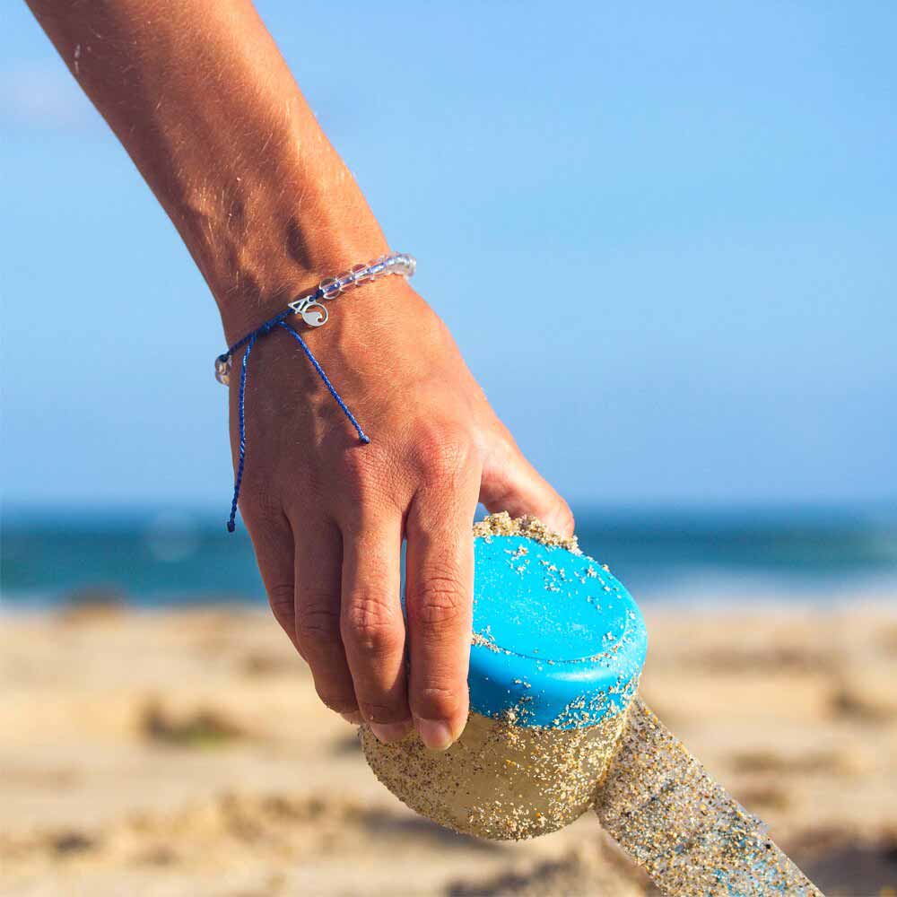 4ocean Beaded Bracelet for Women & Men - Eco-Friendly Ocean Plastic Jewelry - Perfect for Beach, Travel & Everyday Wear