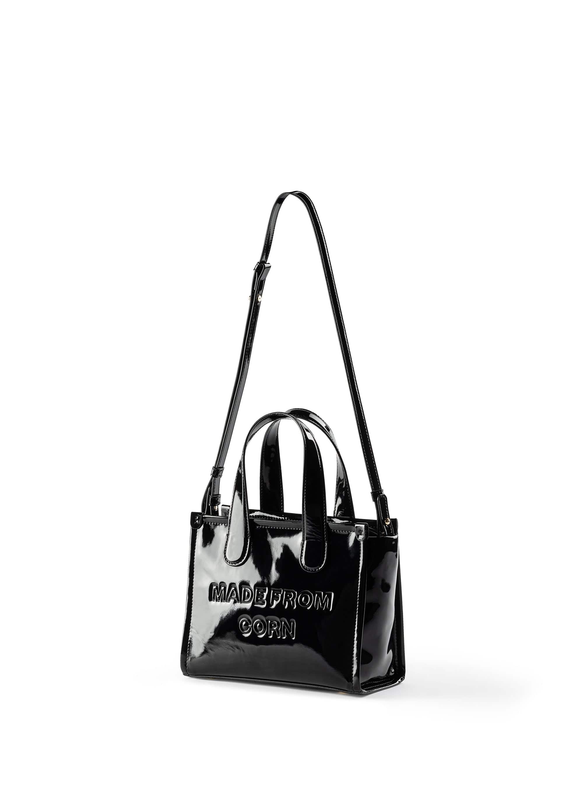 Alma M Vegan Leather Tote Bag for Women - Black | Stylish & Eco-Friendly Handbag for Work, Travel & Everyday Use
