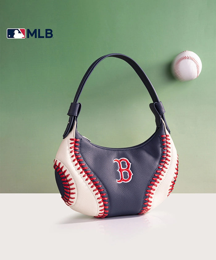 MLB Boston Red Sox Team Hobo Bag - Official Licensed Baseball Shoulder Bag for Women & Men - Perfect for Games, Travel & Daily Use