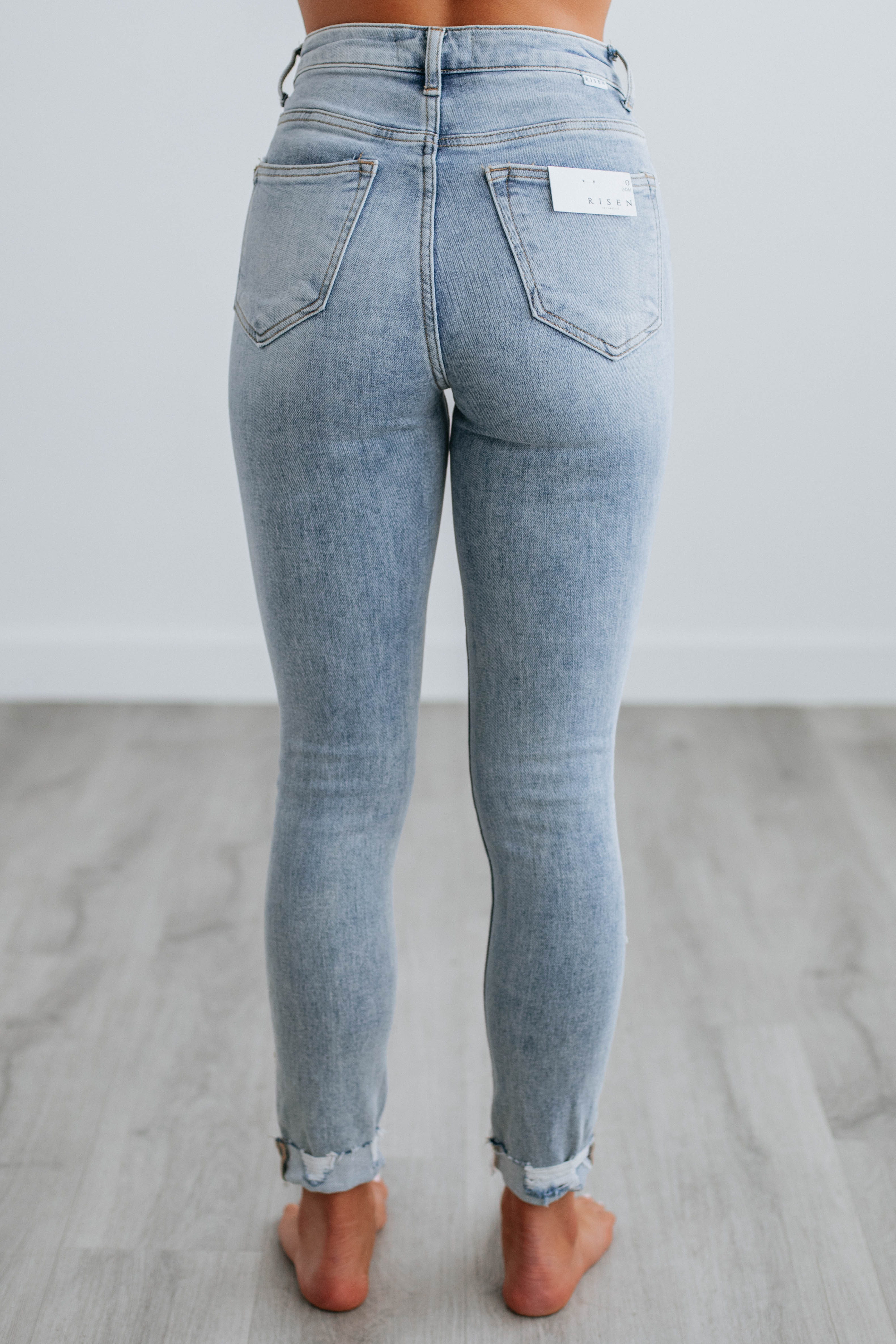 Jenna Risen Women's High Waist Skinny Jeans - Stretch Denim Pants for Everyday Comfort | Perfect for Work, Date Night & Casual Outfits