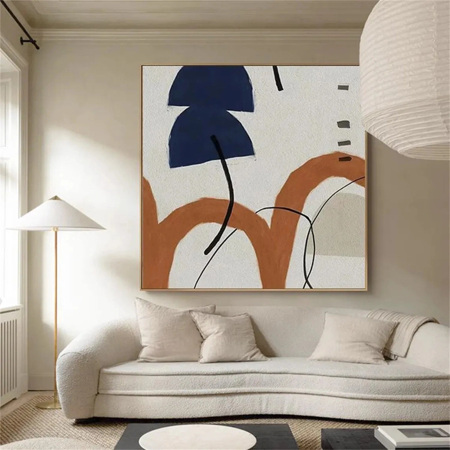Abstract Tranquility Wall Art Canvas Print - Modern Home Decor for Living Room, Bedroom & Office #WS236 | Perfect for Meditation Spaces & Boho Interior Design