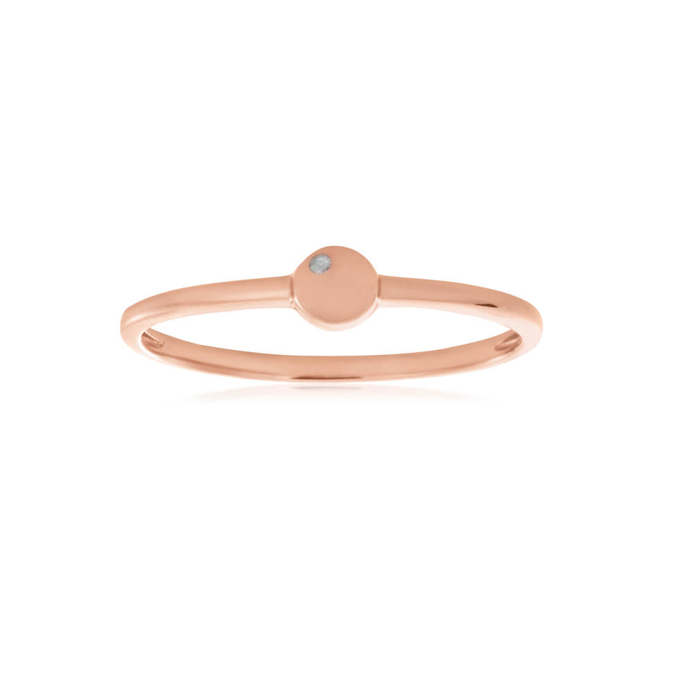 9ct Rose Gold Diamond Ring - 1 Carat Solitaire Engagement Ring for Women - Perfect for Proposals, Anniversaries & Special Occasions