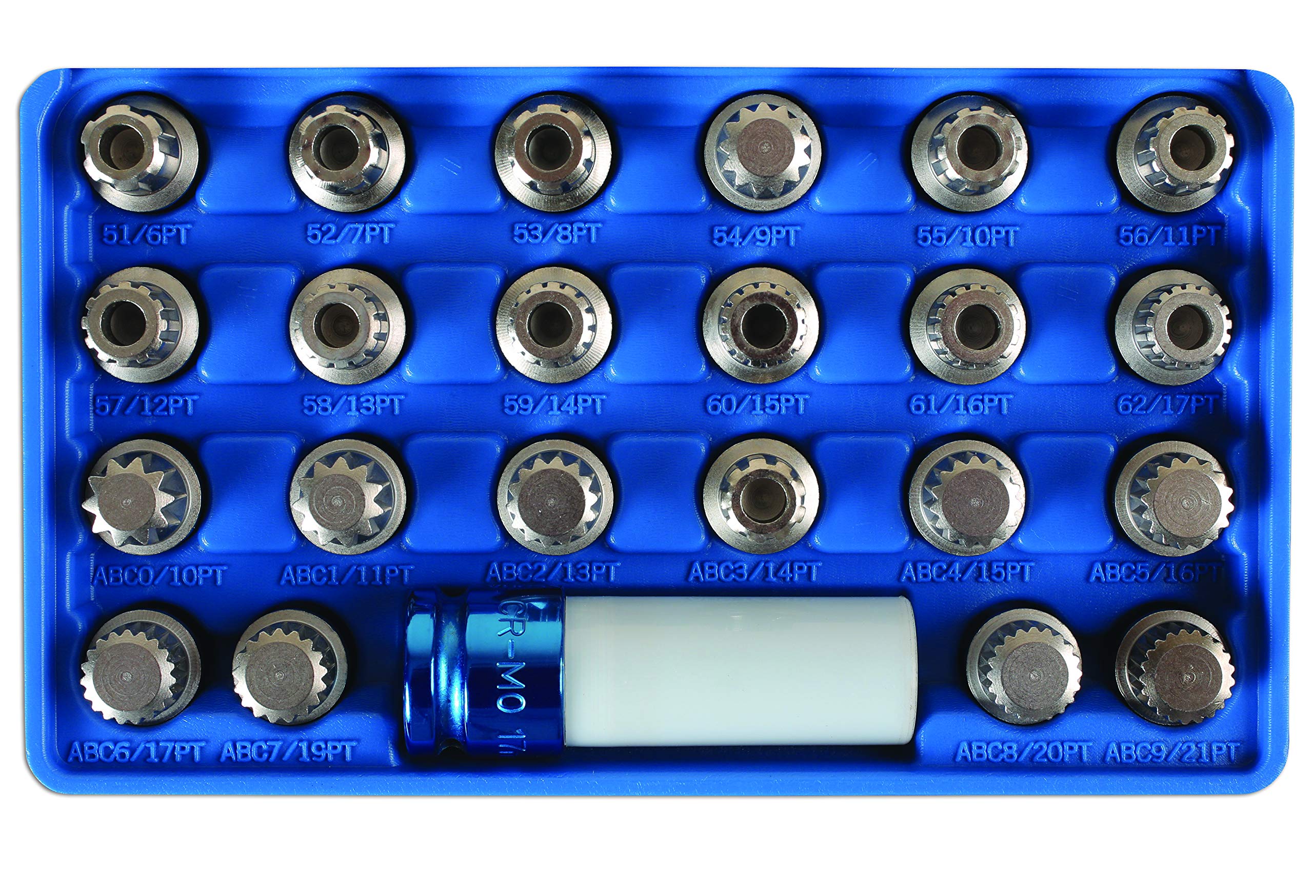 LAS6275 VAG 23-Piece Wheel Nut Lock Set - Premium Anti-Theft Lug Nut Kit for Audi, Volkswagen, Skoda | Secure Wheel Protection for Cars, SUVs & Trucks